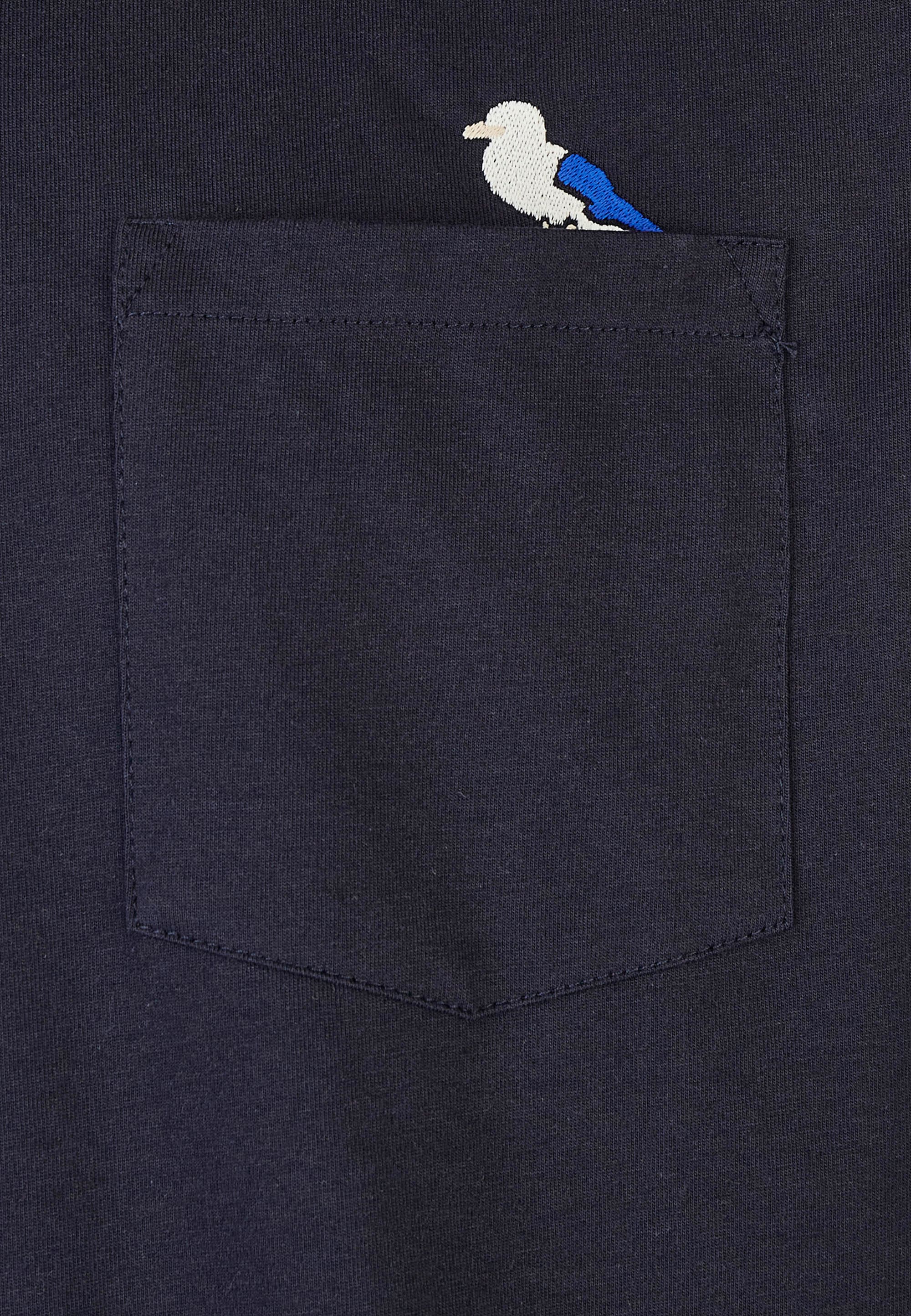 Cleptomanicx T-Shirt »Embro Gull Pocket«, mit lockerem Schnitt