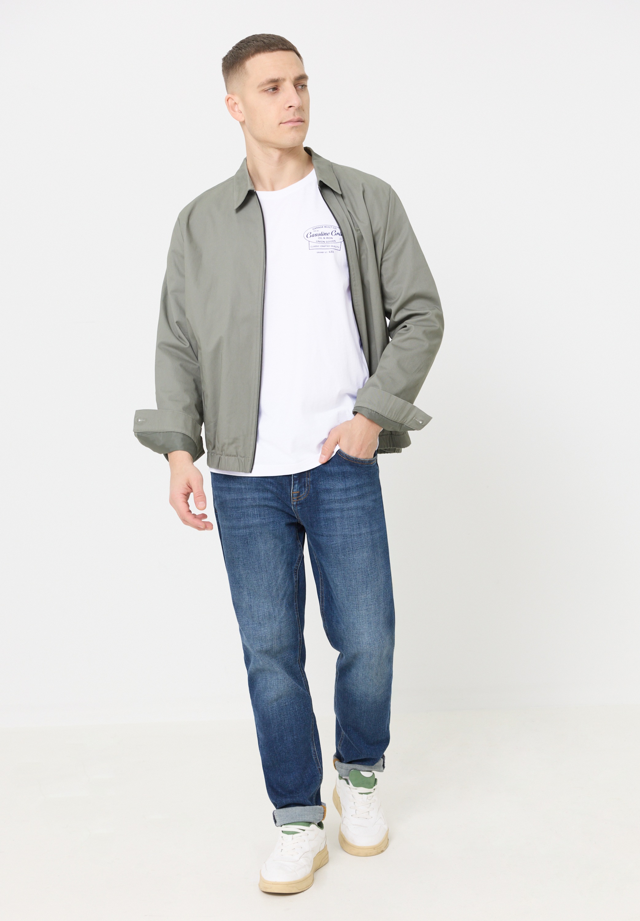 STREET ONE MEN T-Shirt im soften Baumwoll-Mix