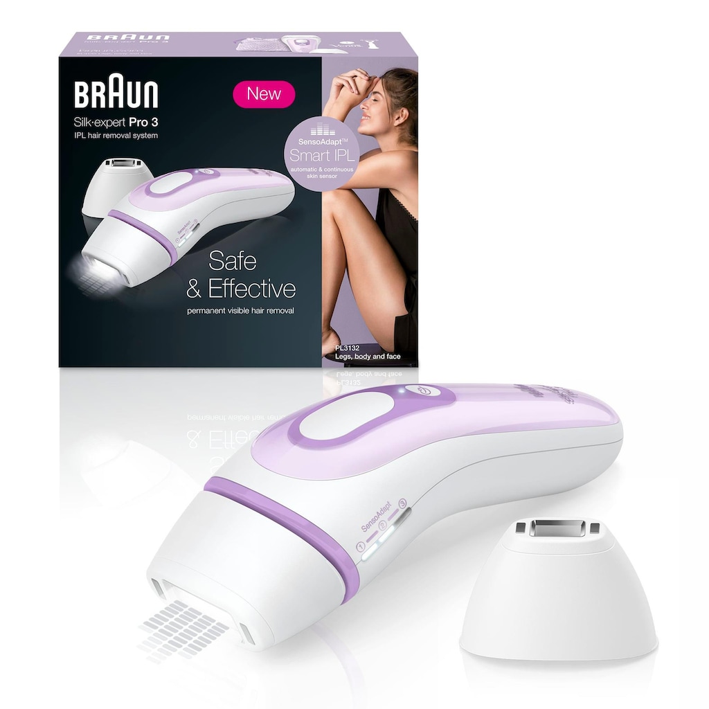 Braun IPL-Haarentferner »Silk·Expert Pro 3 PL3132«, 300.000 Lichtimpulse