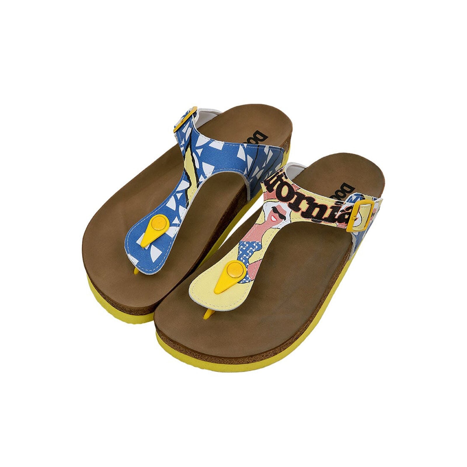 DOGO Zehentrenner »Lila Zehentrenner Southern California Damen Sandalen«, Vegan