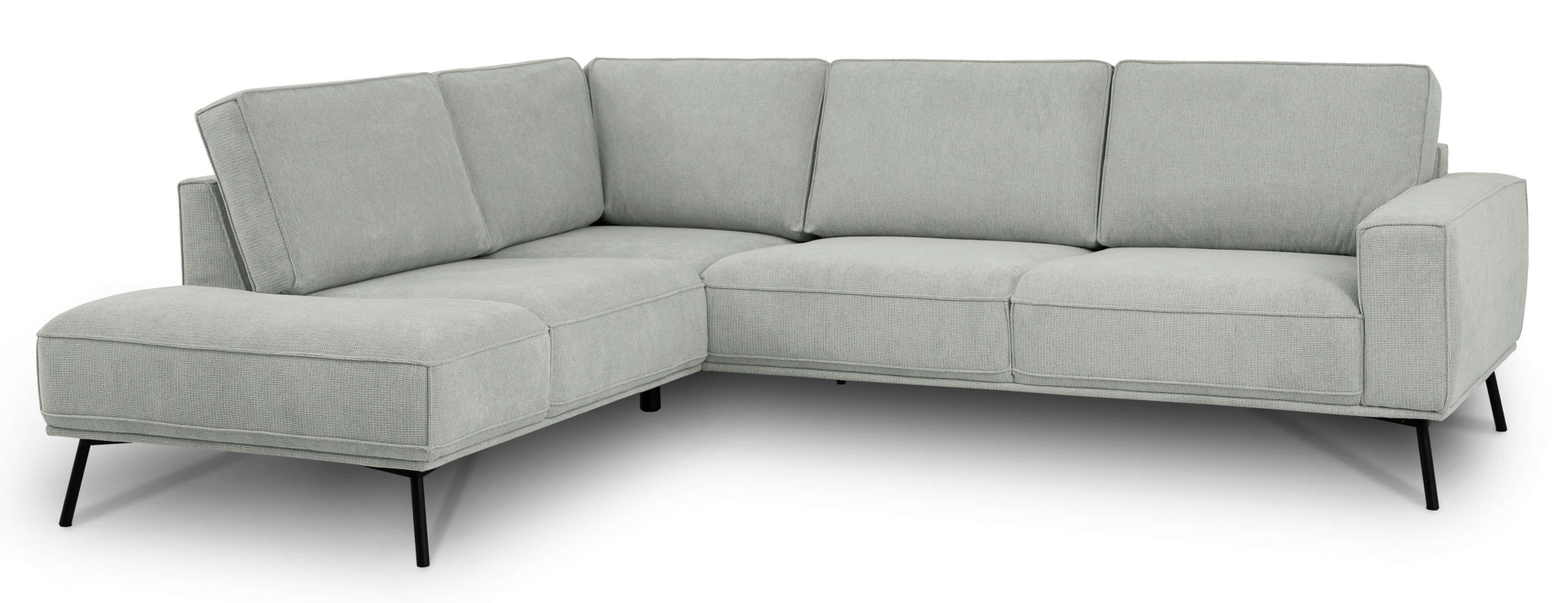 andas Ecksofa »Vosby«, Breite 260 cm, Chenille, mit dekorativer Kedernaht
