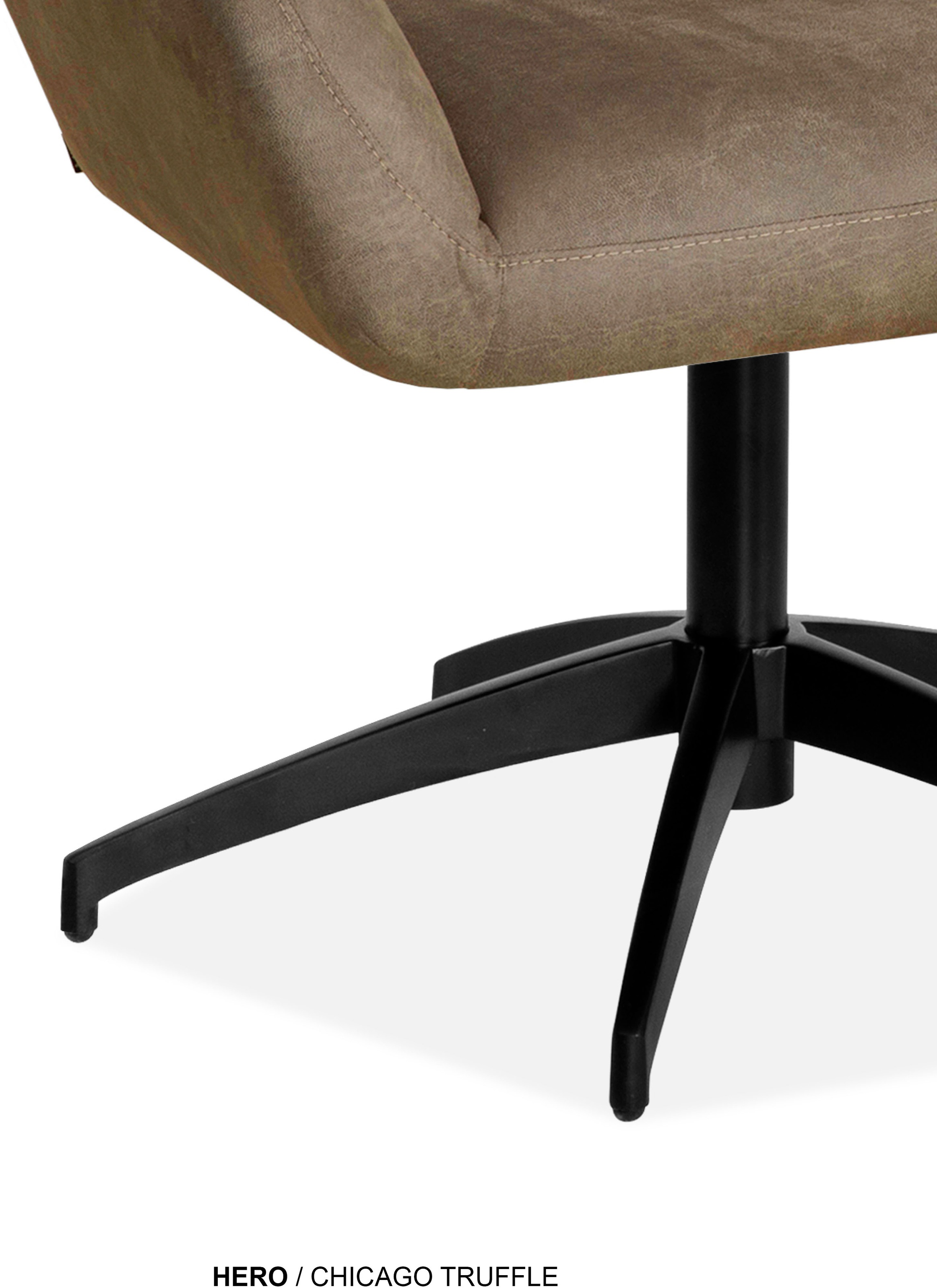 OMG Design Esszimmerstuhl »Hero« (Set) 2 Stk.bequemer Sessel, mit Drehgestell