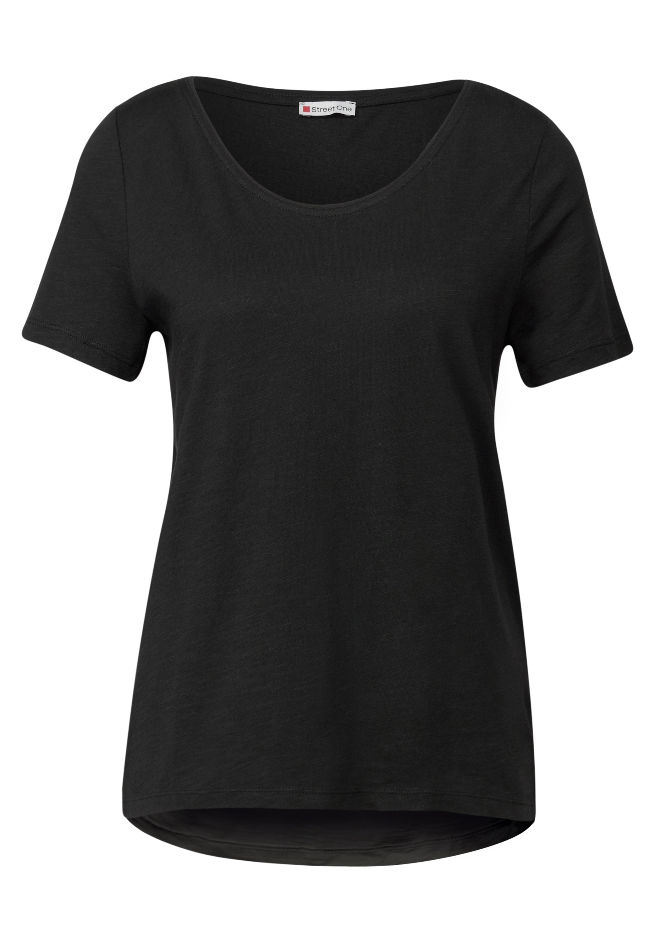 STREET ONE V-Shirt, im soften Baumwoll-Mix