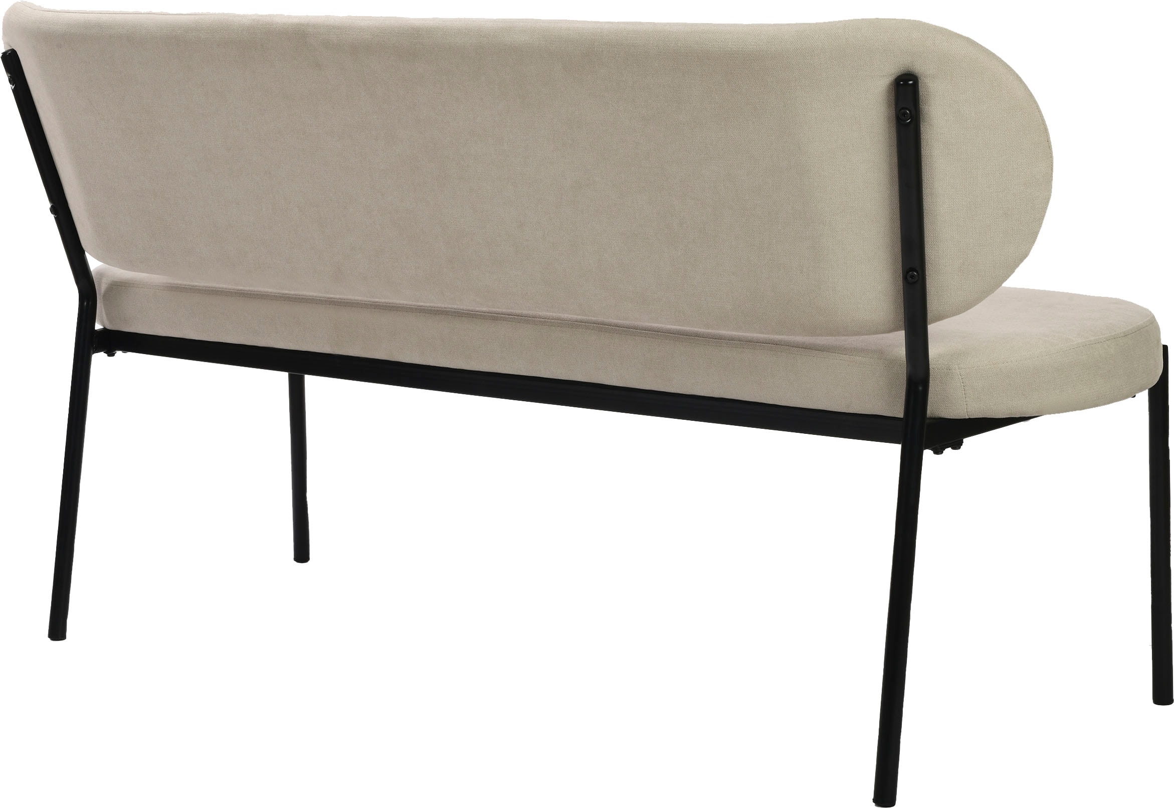 byLIVING Sitzbank »Jersey«, mit Webstoff-Bezug, mit Rückenlehne, Breite 160 cm