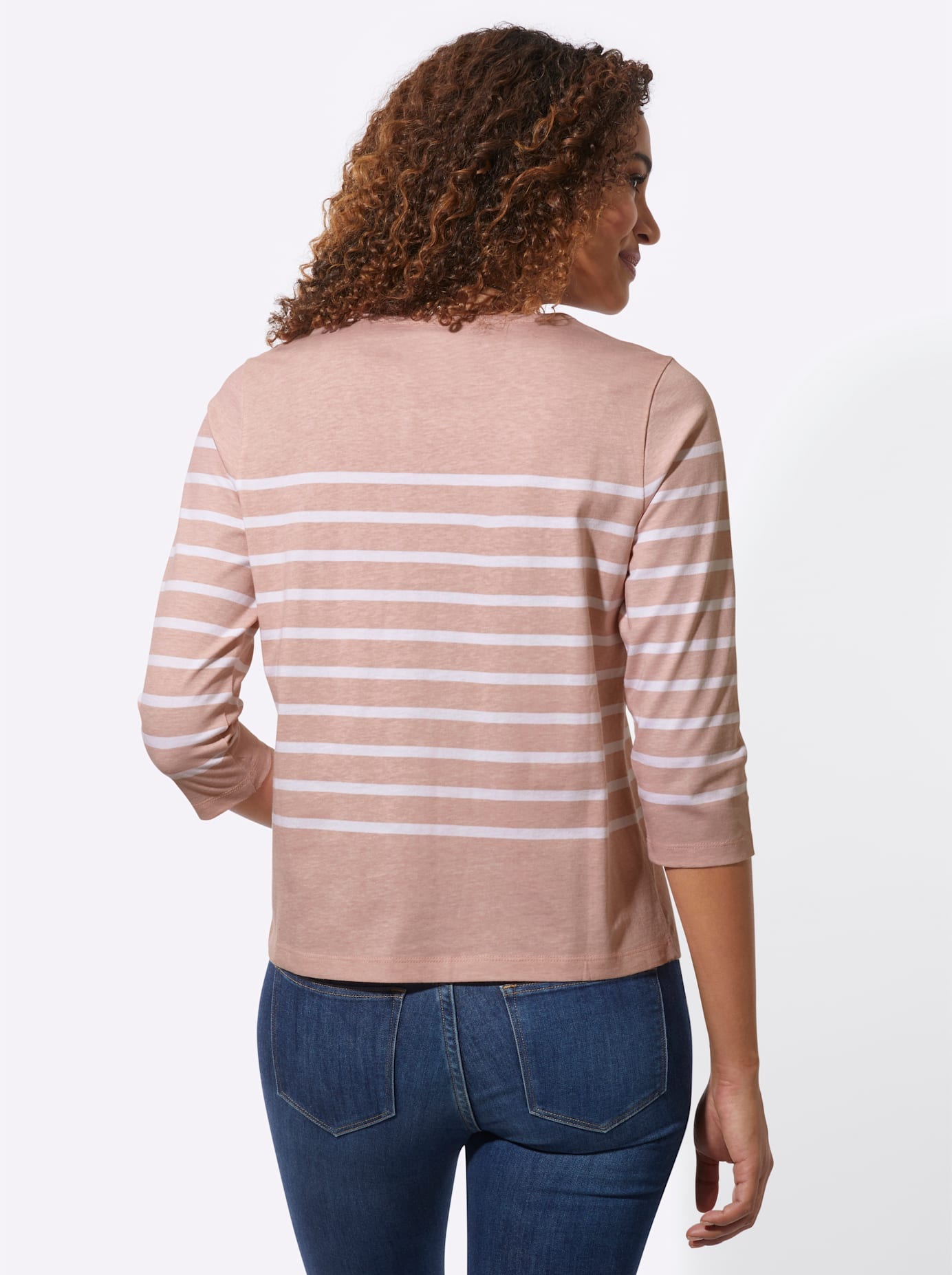 Casual Looks 3/4-Arm-Shirt "Ringelshirt", (1 tlg.) günstig online kaufen