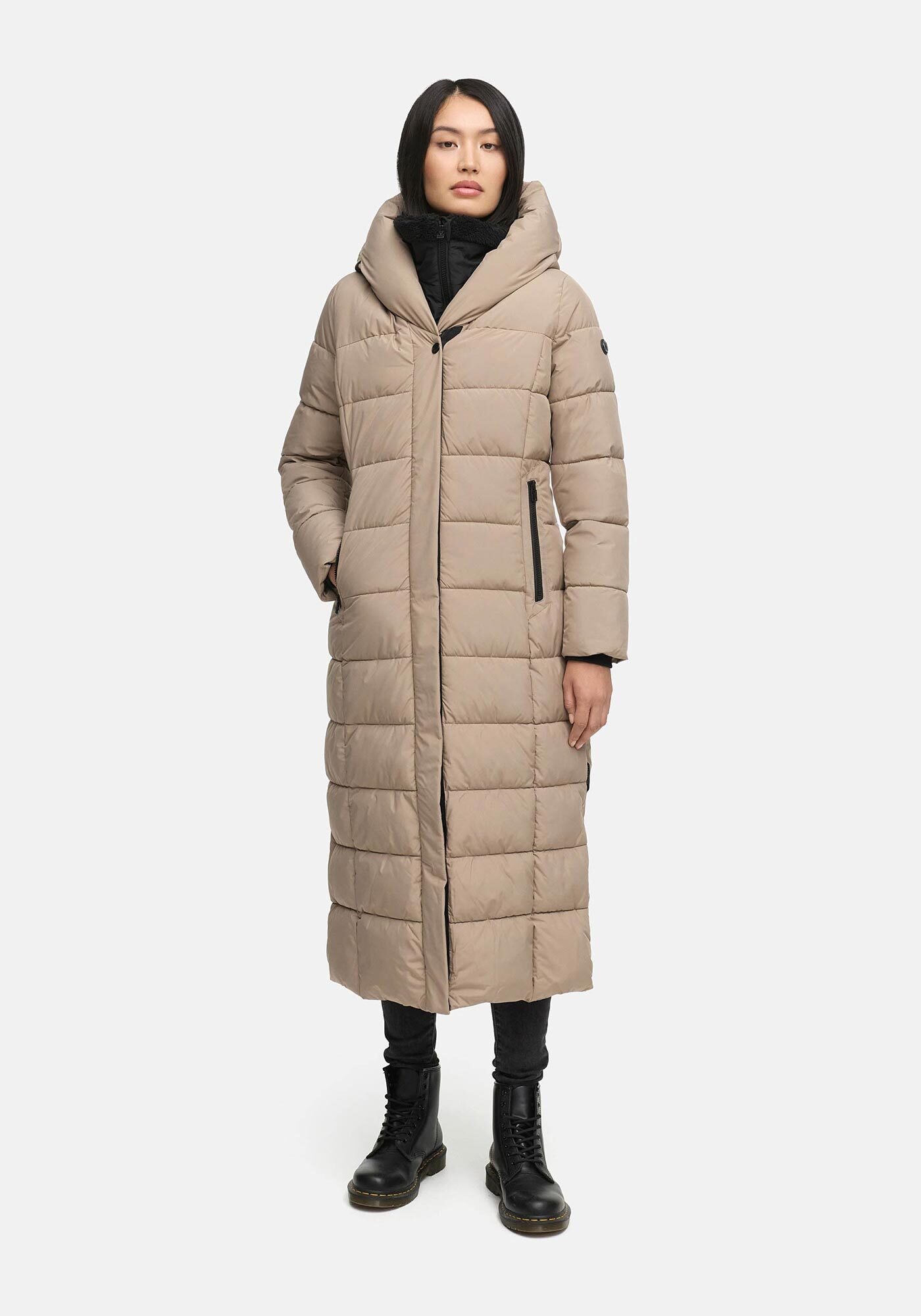 Marikoo Pakoraa Winter Coat Taupe Grey S 2