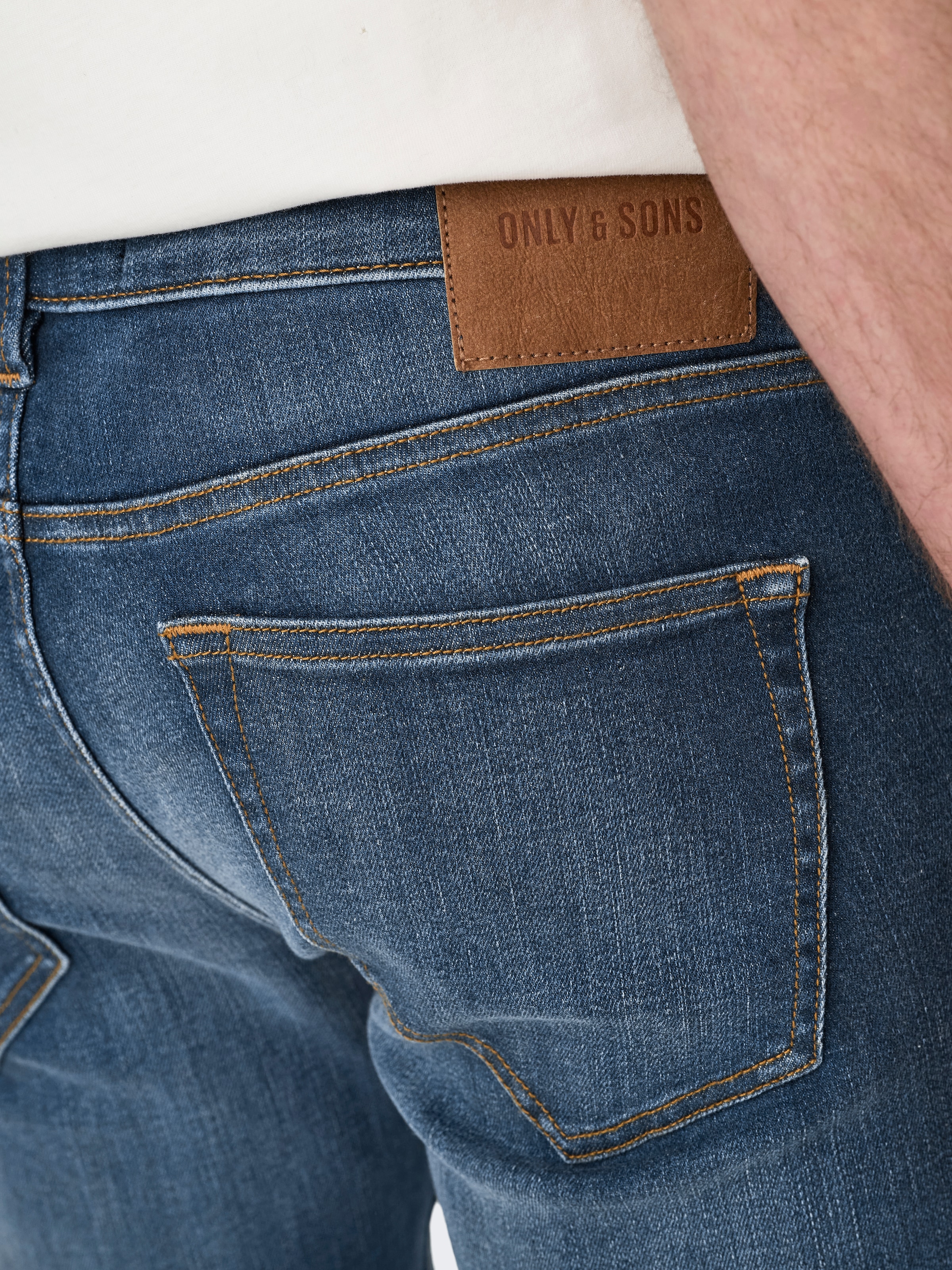ONLY & SONS Slim-fit-Jeans »OS ONSLOOM SLIM BLUE GREY 40«, mit Destroyed Effekt