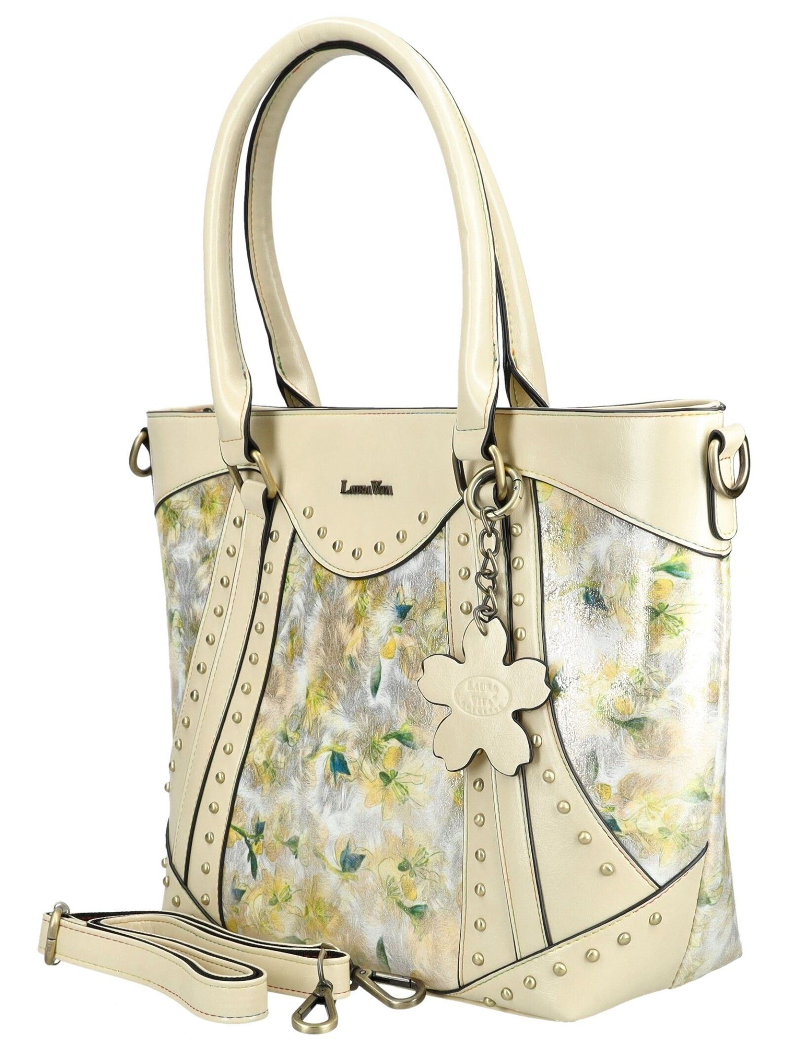 LAURA VITA Henkeltasche »LAURA VITA Taschen Lederimitat/Textil«