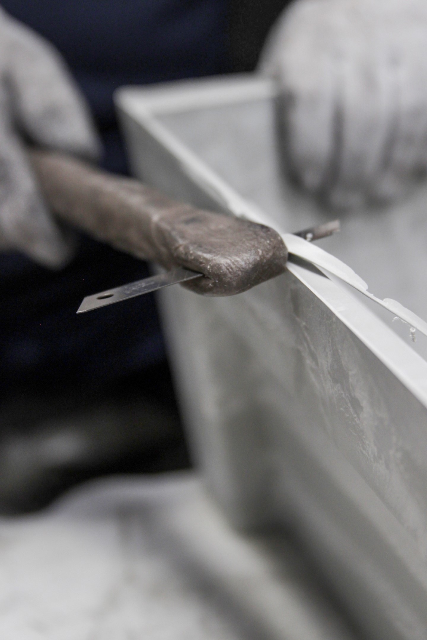 ECOPOTS Blumentopfuntersetzer »SQUARE SAUCER Grey« BxTxH: 43x43x3,5 cm