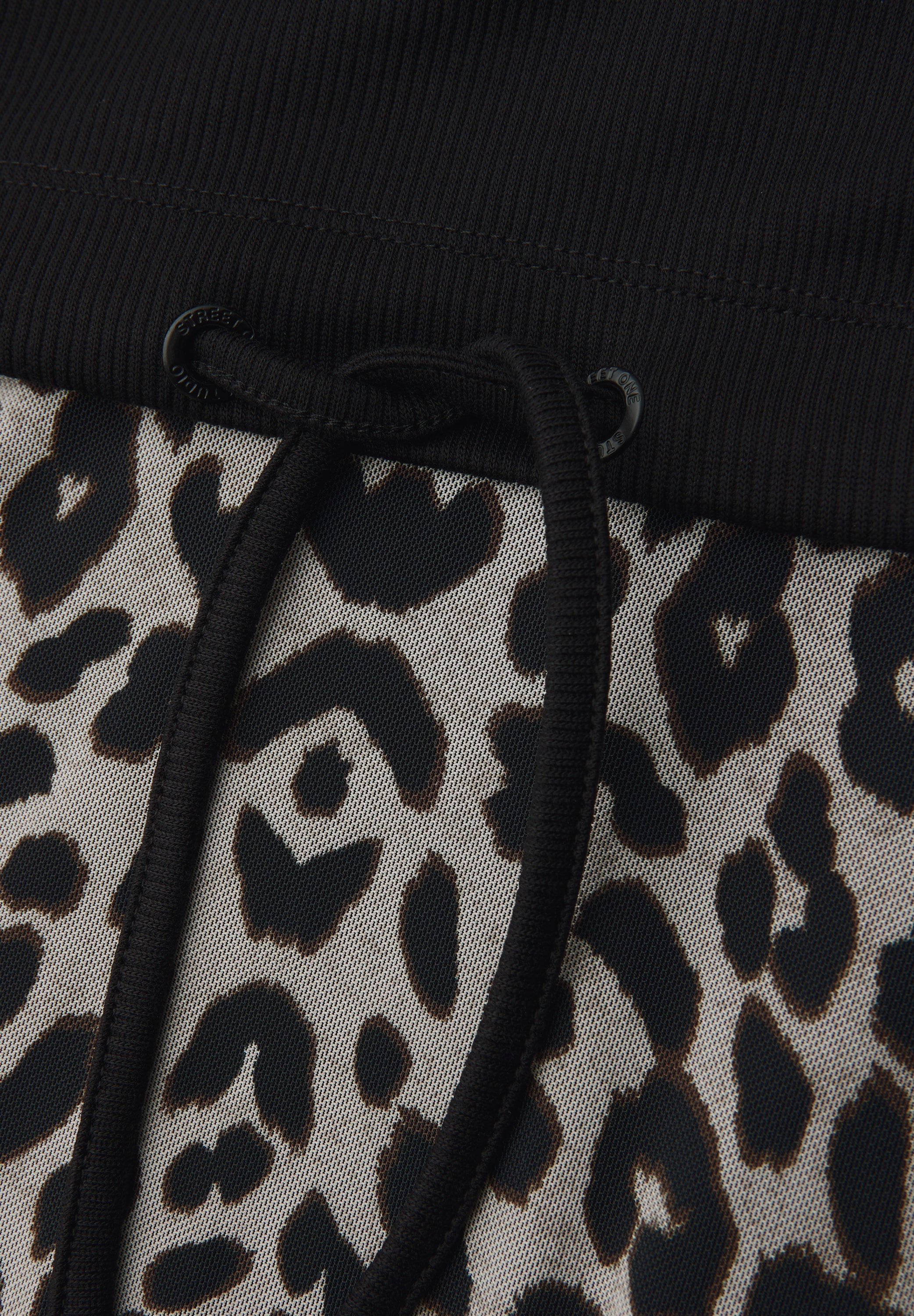 STREET ONE STUDIO Midikleid Ohne Taschen mit Leo-Muster