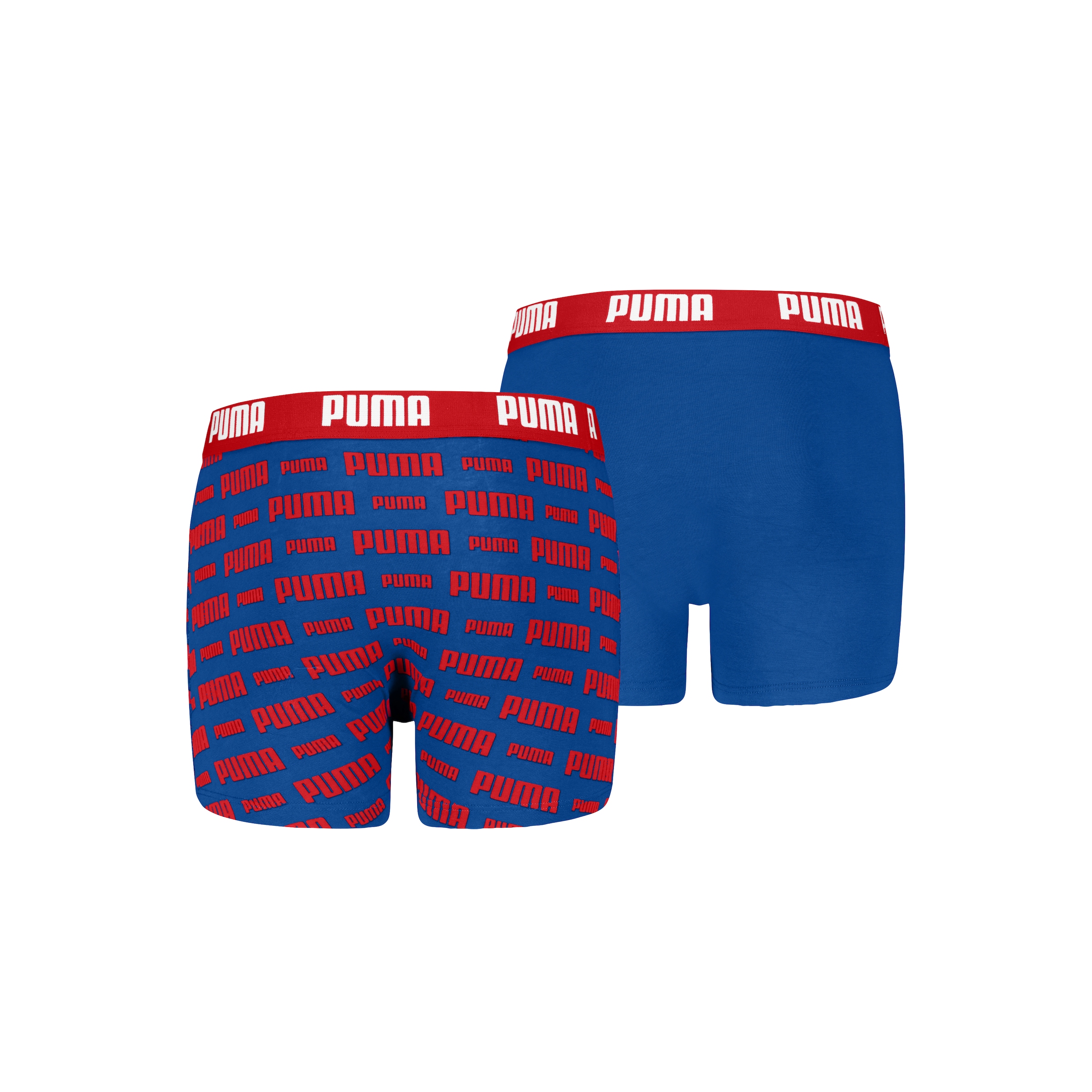 PUMA Boxershorts »PUMA BOYS EVERYDAY LOGO PRINT BOXERS 2P« Packung, 2er Pack,  mit breitem Logobund