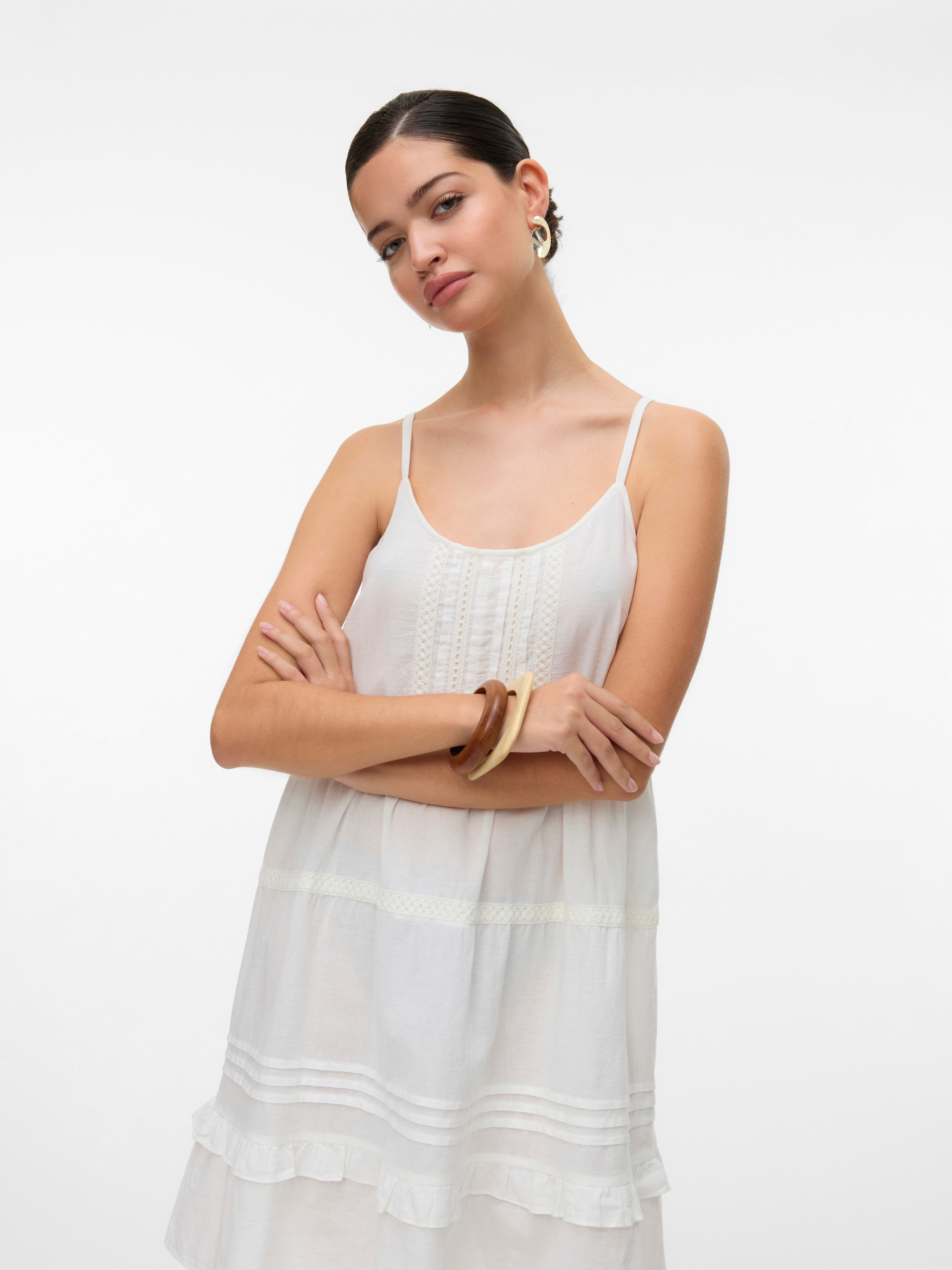 Vero Moda Trägerkleid »VMPRETTY SHORT SINGLET DRESS WVN GA NOOS«