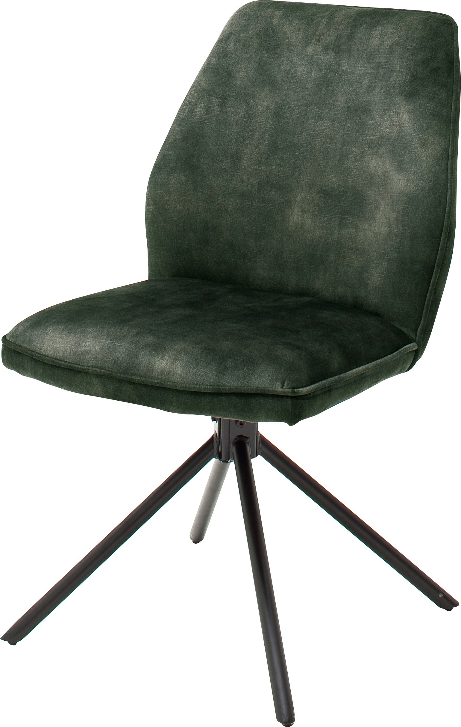 MCA furniture Esszimmerstuhl »Ottawa«, (Set), 2 St., Vintage, Vintage Veloursoptik mit Keder, Stuhl belastbar bis 120 Kg