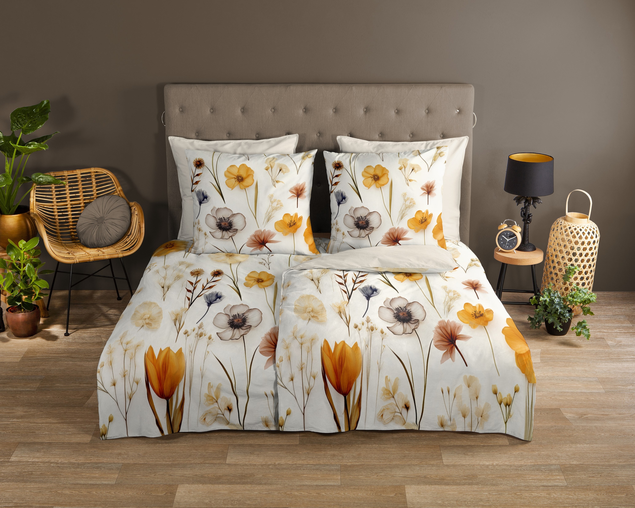 good morning Wendebettwäsche "Lara" 3 Stk. tlg. 100% Baumwolle, Renforcé, R günstig online kaufen