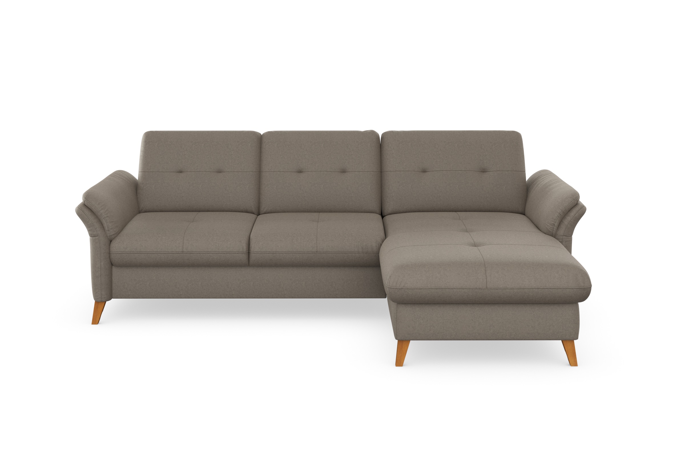 sit&more Ecksofa »Göteborg«, Sitztiefenverstellung und Federkern, wahlweise mit Bettfunktion