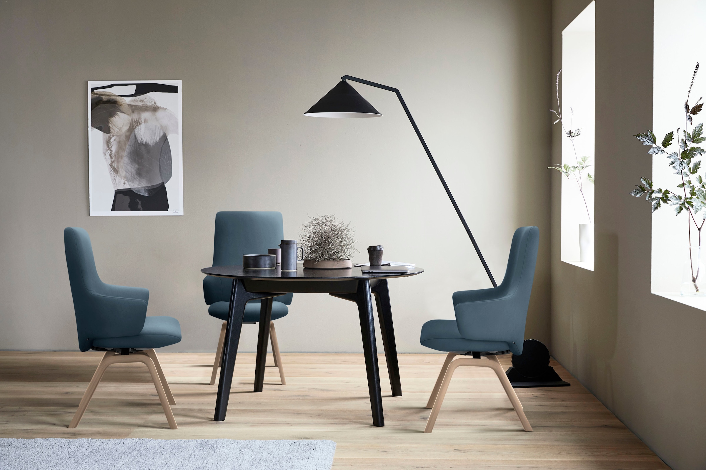 Stressless Polsterstuhl "Laurel" () High Back mit Armlehne, Größe L, mit sc günstig online kaufen