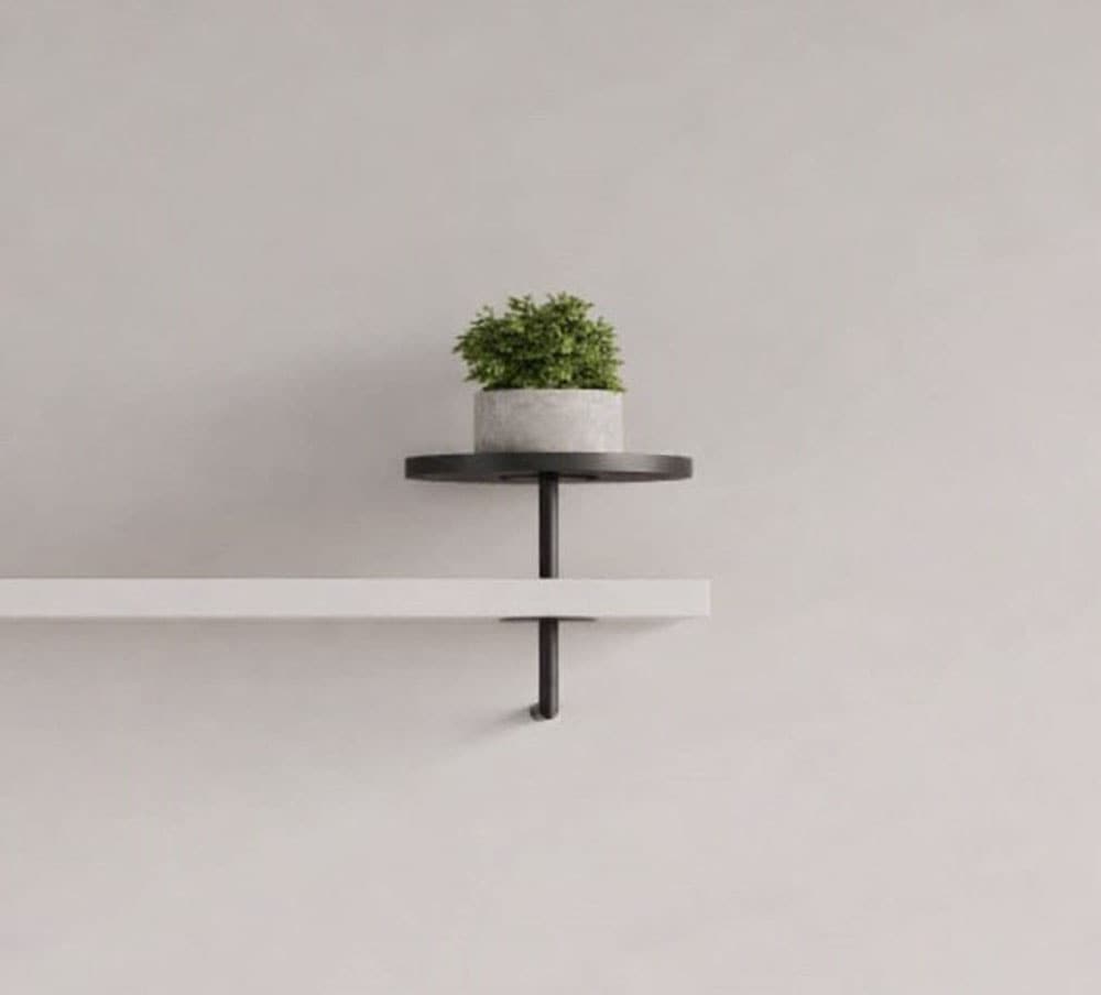 Home affaire Wandregal »Arrocco: Dekorative Metallelemente in Schwarz, Wohnzimmer,Wandregal« B/T: 130/30 cm, in 2 farben erhältlich, mit Dekorausatz