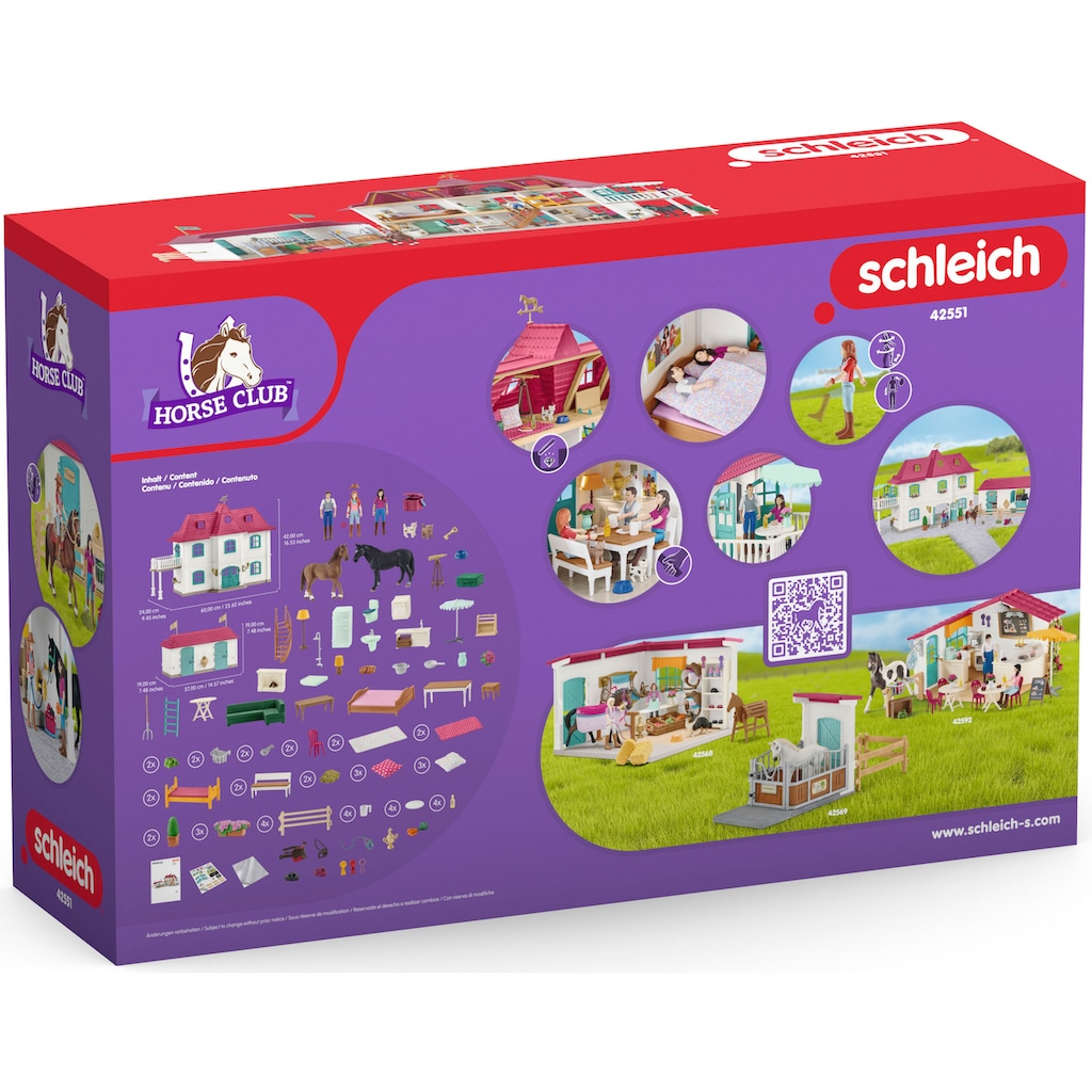 Schleich® Spielwelt »HORSE CLUB, Lakeside Pferdehof (42551)«, Made in Europe