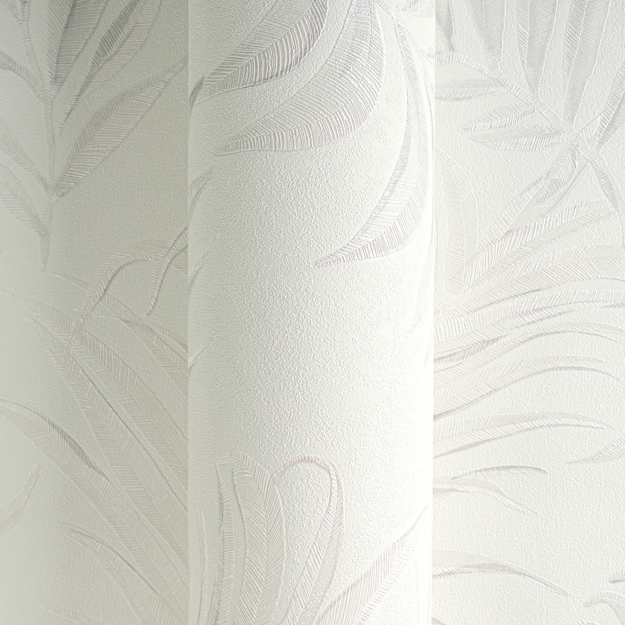 CosmoLiving by Cosmopolitan Vliestapete »Midnight Botanica-Mystery Tapete« matt strukturiert Tropisches Blätterdesign in moderner Eleganz