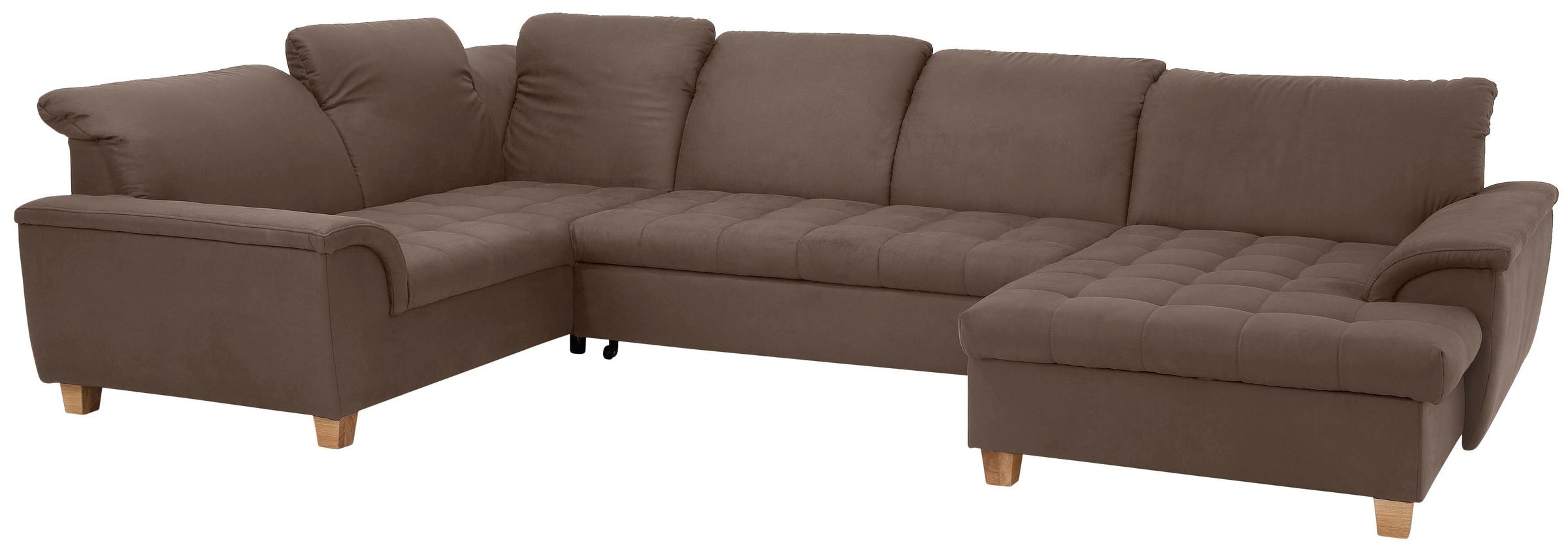 Home affaire Wohnlandschaft "Lyla U-Form" wahlweise mit Rückenfunktion und günstig online kaufen