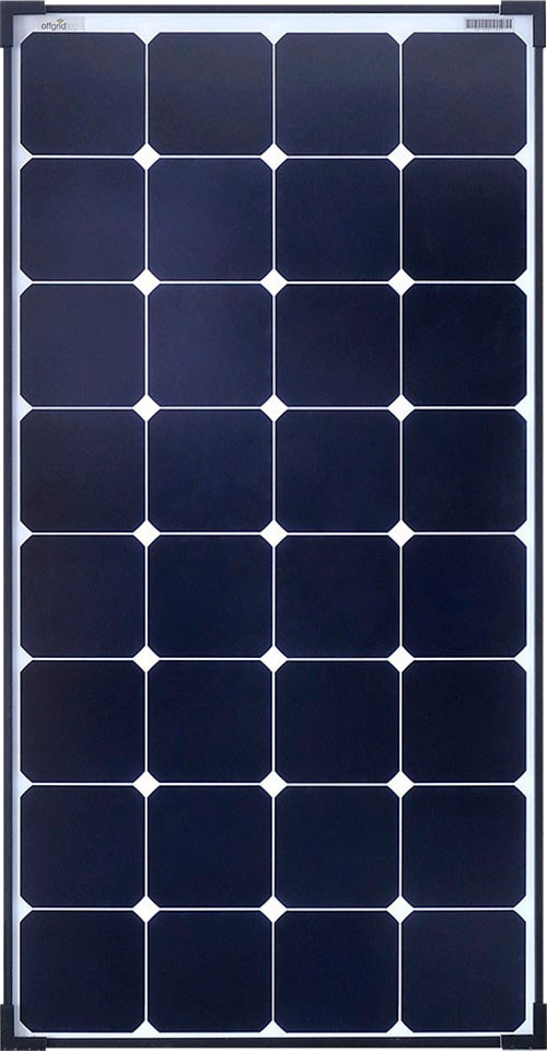 Solarmodul »SPR-100 120W 12V High-End Solarpanel«, extrem wiederstandsfähiges ESG-Glas