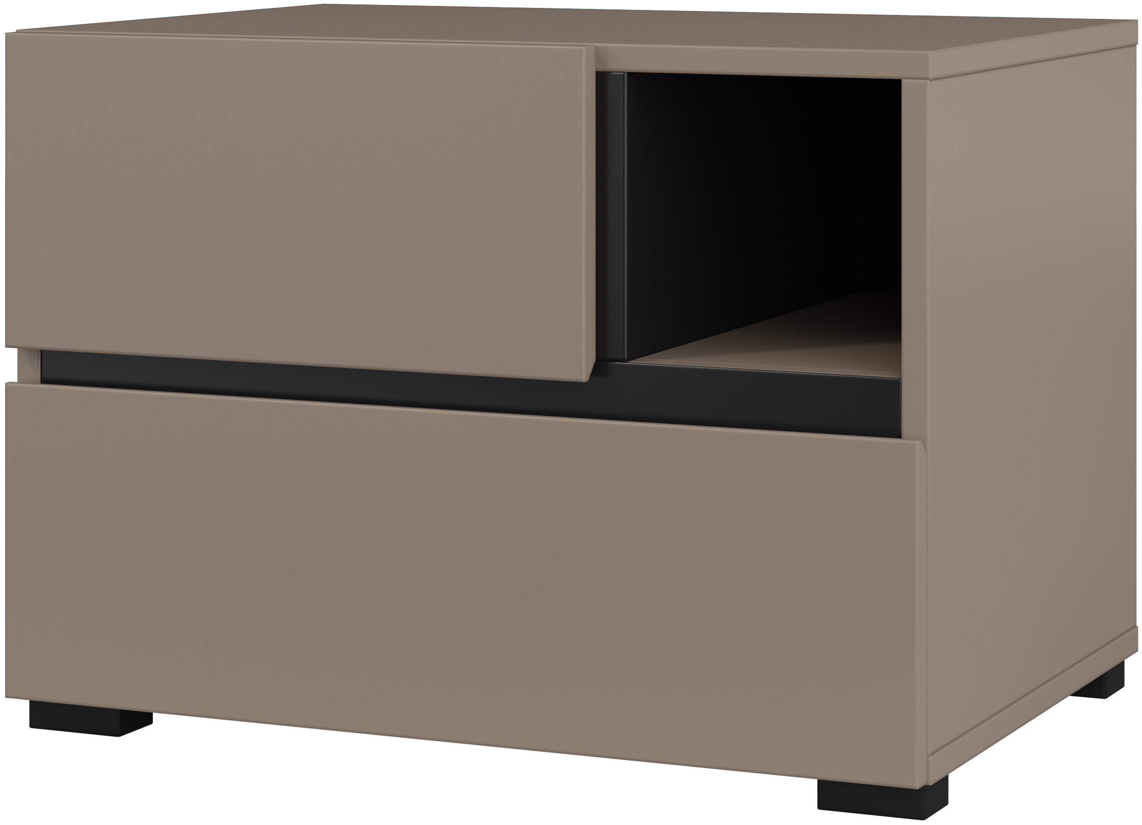 OTTO home Nachtkommode "Cross, moderner griffloser Nachtschrank" Nachttisch günstig online kaufen