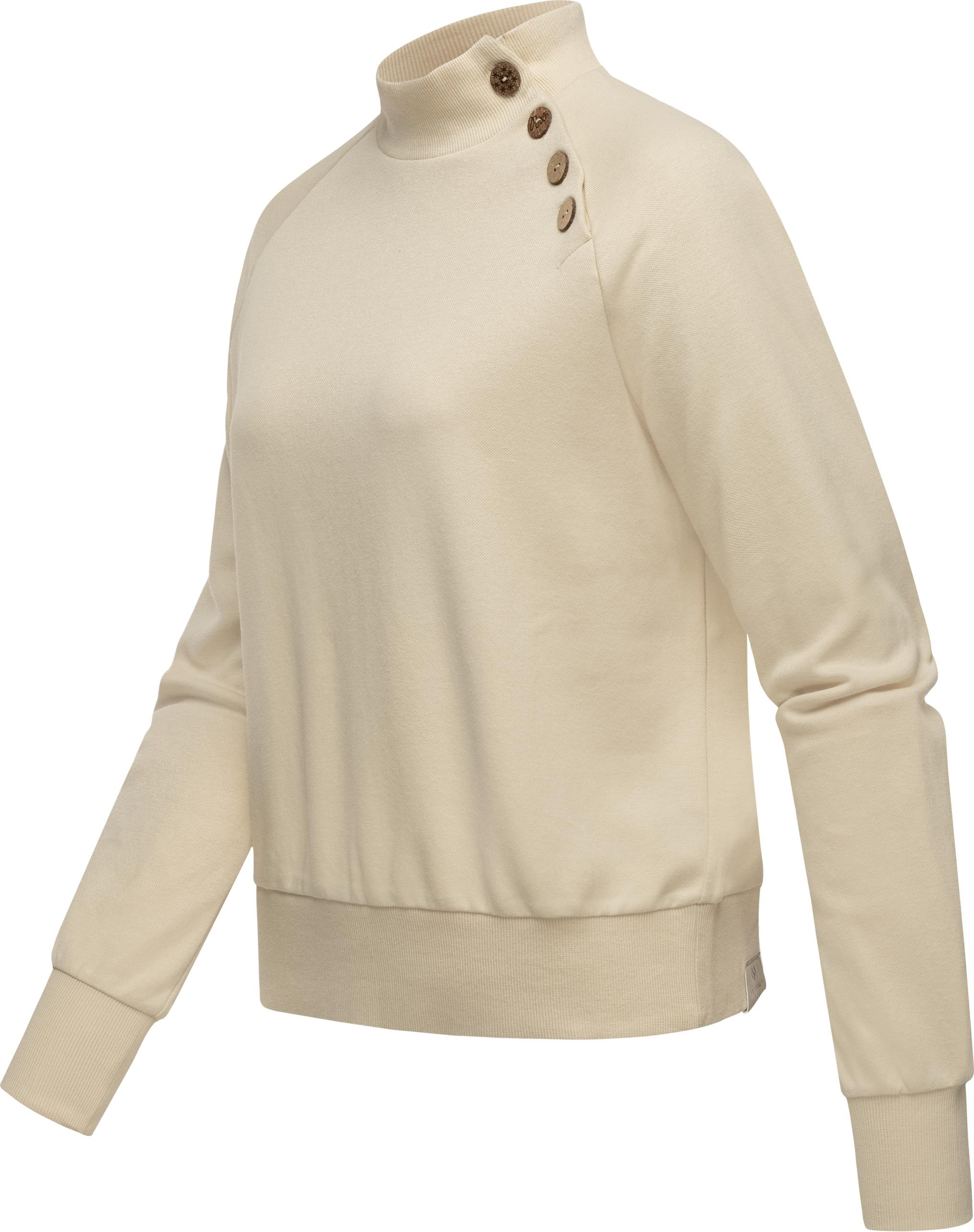 Ragwear Sweatshirt "Majjorka Solid", Damen Langarmshirt mit Rippbündchen un günstig online kaufen