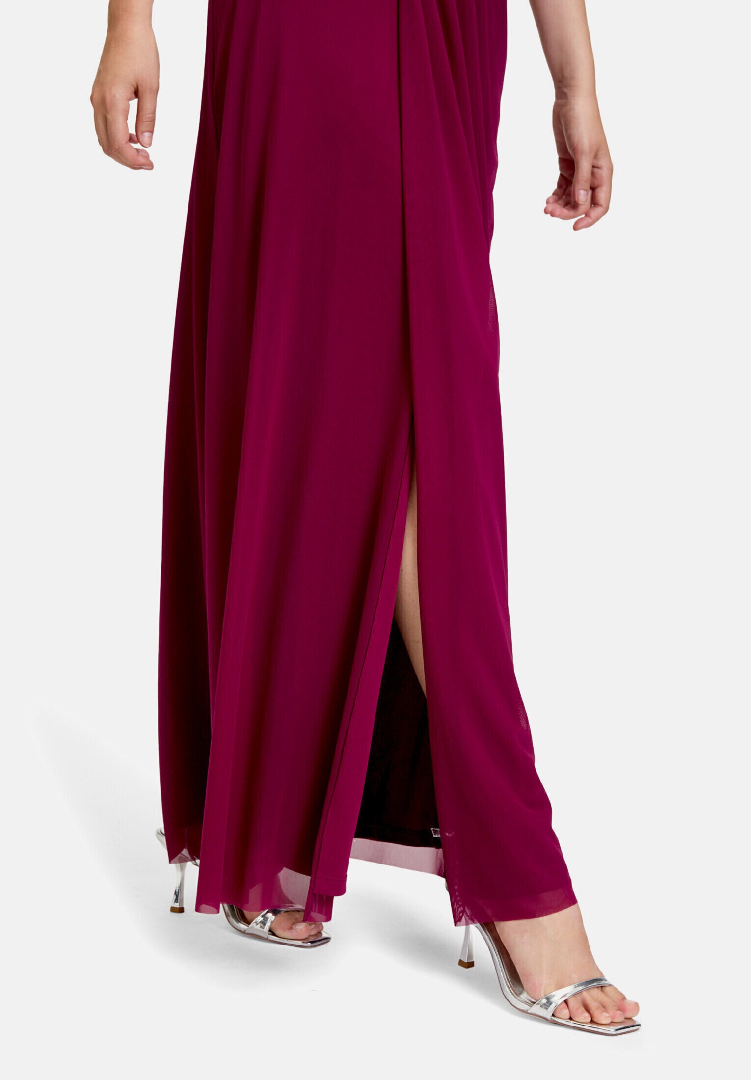 Vera Mont Abendkleid »Damen mit V-Ausschnitt« Ohne Tasche Falten