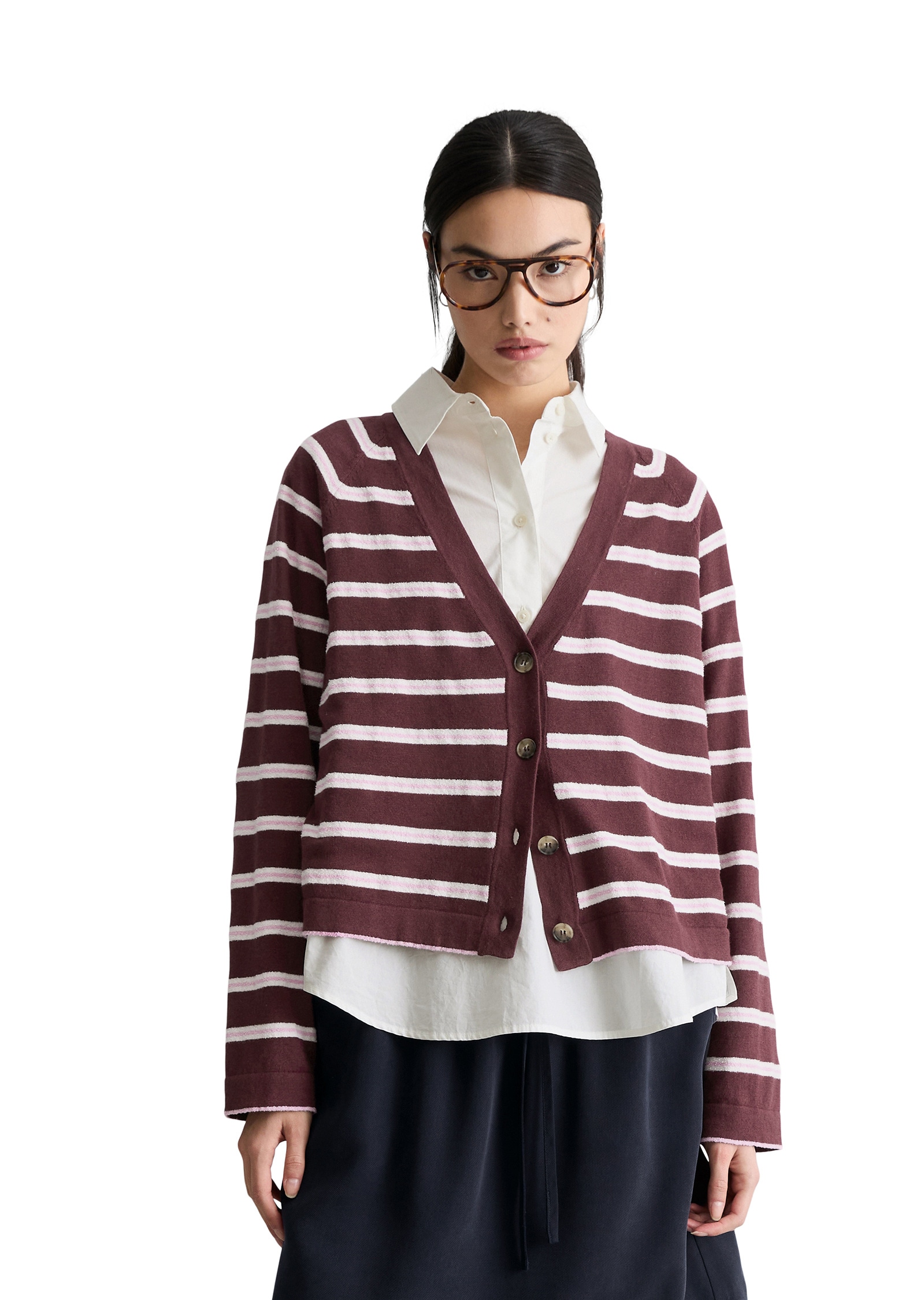 Marc OPolo DENIM Cardigan "aus Organic-Cotton-Modal-Mix" günstig online kaufen