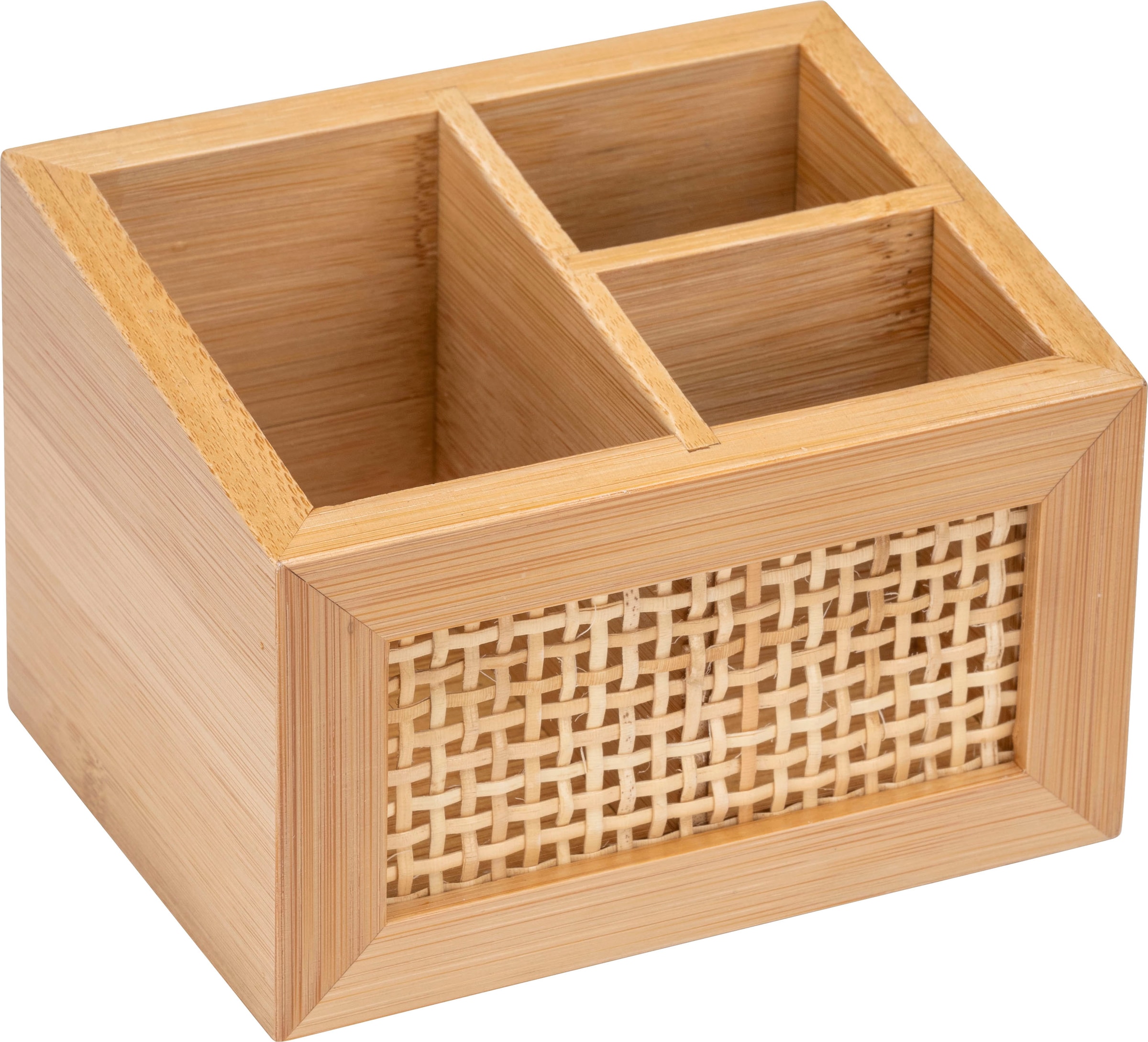 WENKO Badorganizer "Allegre" aus Bambus und Rattan günstig online kaufen