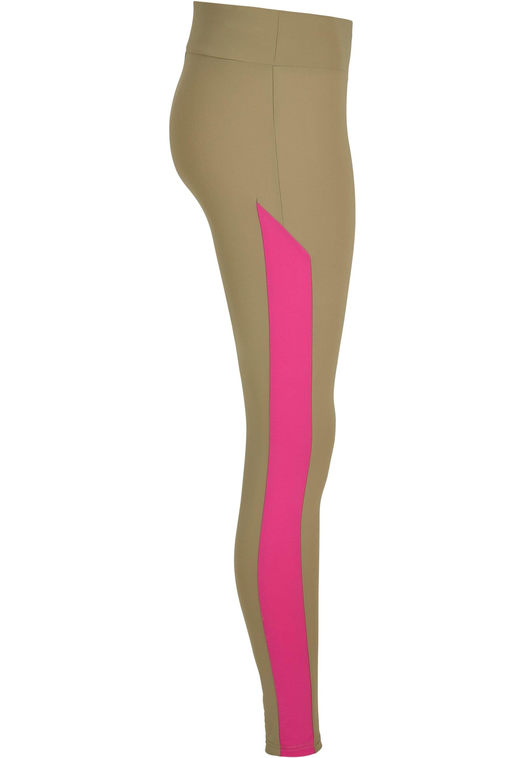 URBAN CLASSICS Leggings »Urban Classics Damen Ladies Color Block Leggings«, (1 tlg.)