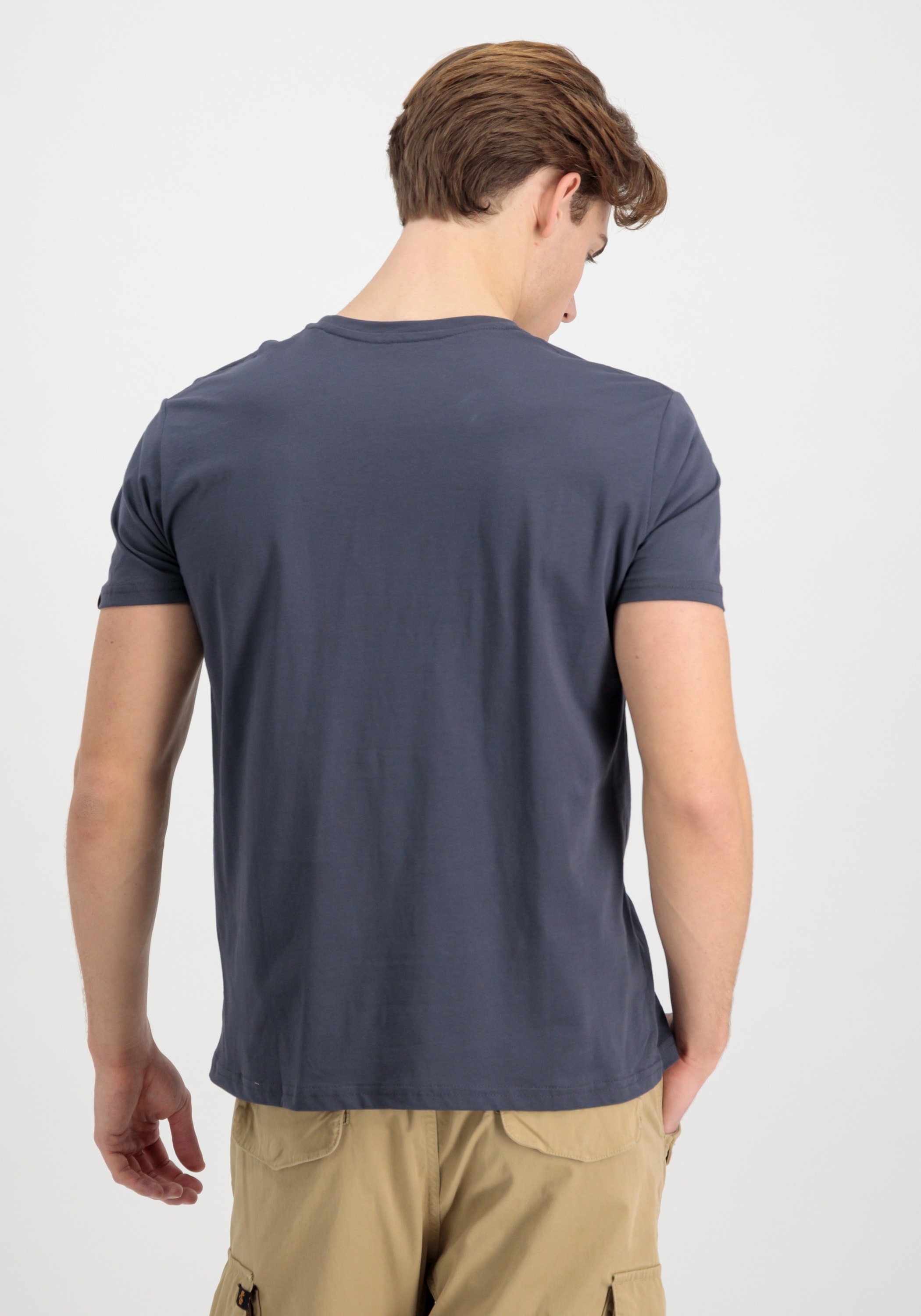 Alpha Industries T-Shirt »Basic T-Shirt Refl. Print T-Shirt«