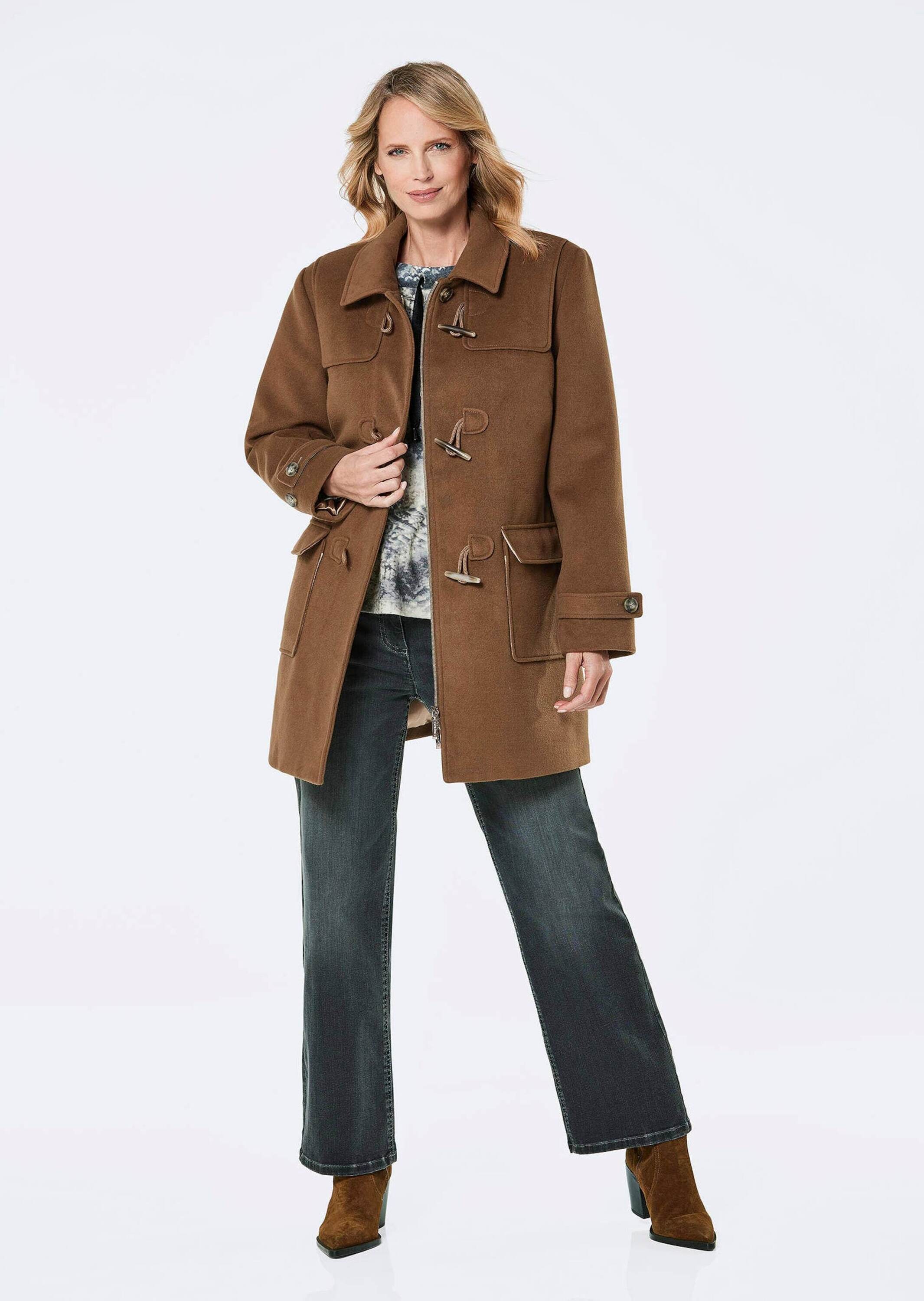 GOLDNER Langmantel "Kurzgröße Dufflecoat" günstig online kaufen