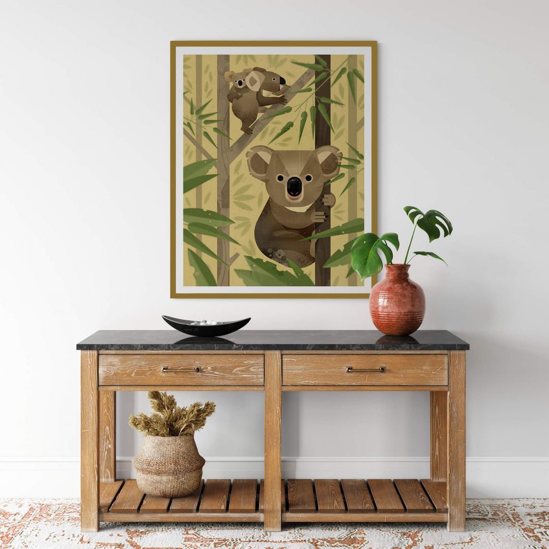 Wall-Art Poster »Koala«, Tiere, (1 Wandbild, Bild, BAUR St.), | Poster, Wandposter bestellen