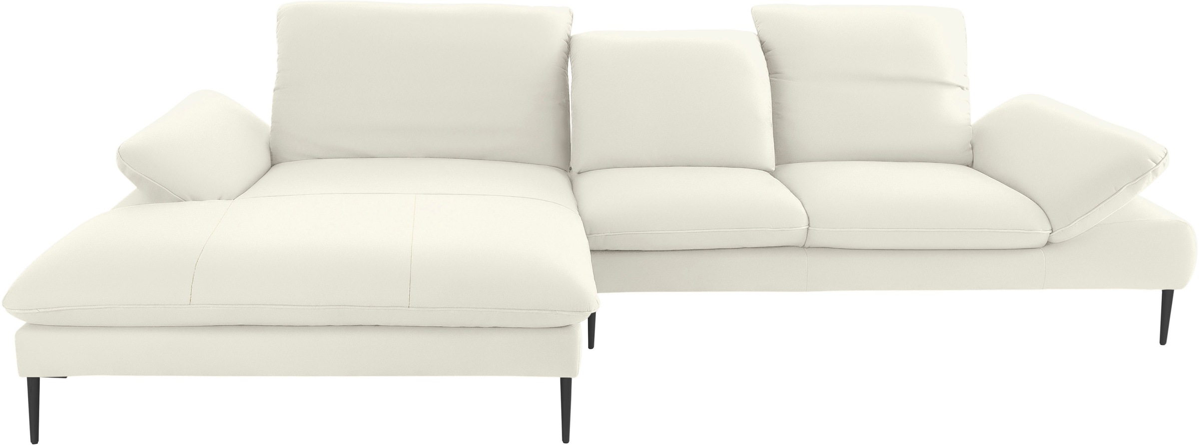 Thumbnail - W.SCHILLIG Ecksofa "enjoy&MORE, Designsofa, bequem, zeitlos und elegant, L-Form", Sitztiefenverstellung, Füße schwarz pu...