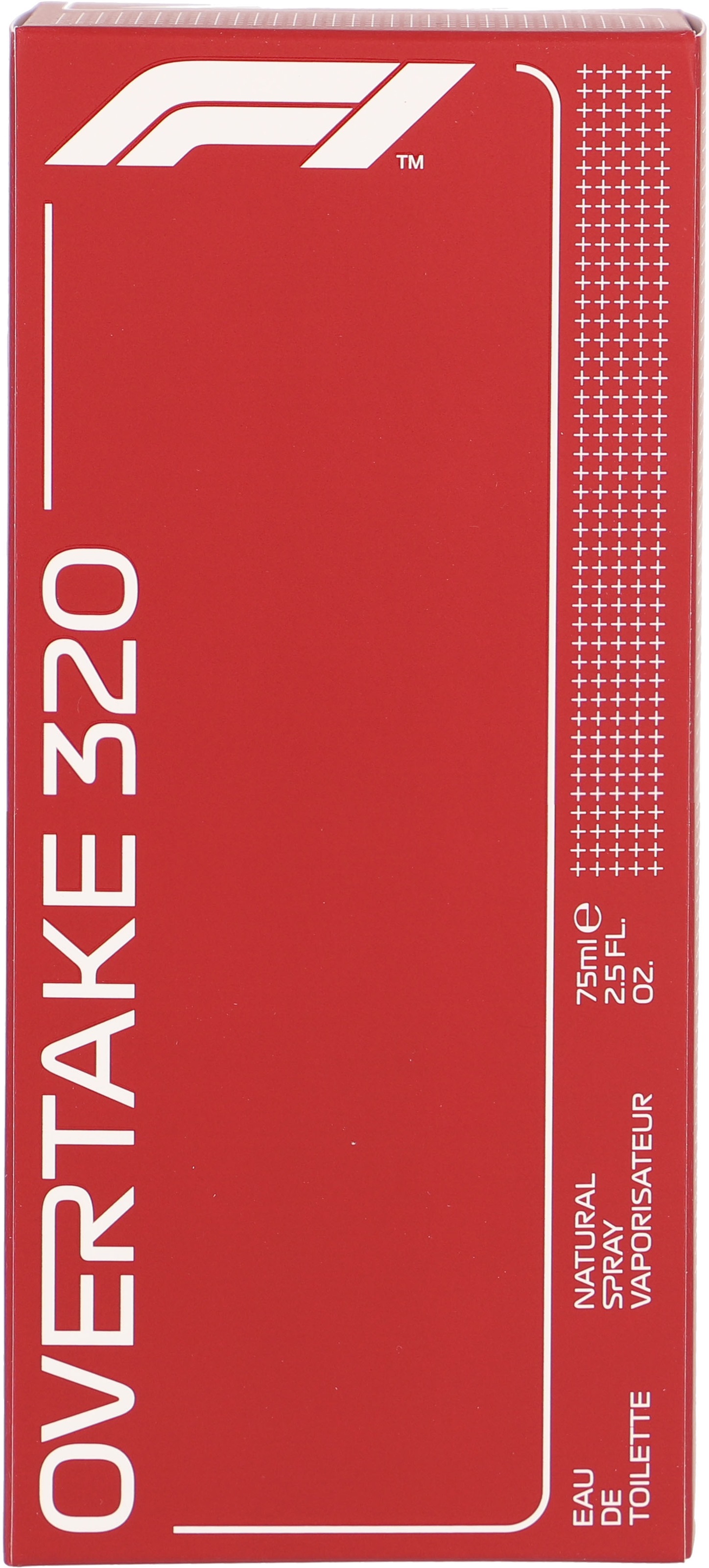 F1 Eau de Toilette »Overtake 320«, Orientalisch-würziger Duft mit Zimt, Tonkabohne, Vanille und Vetiver.