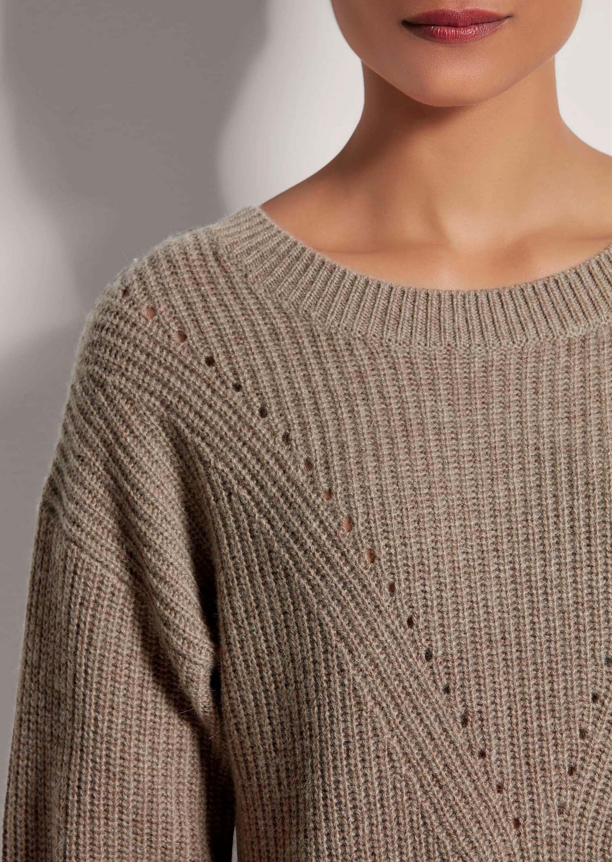 MADELEINE Longpullover »Pullover Rundhals-Pullover«