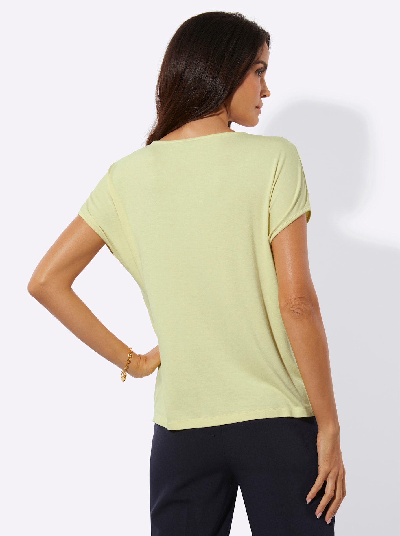 Thumbnail - creation L Rundhalsshirt "Modal-Mix-Shirt" 1 tlg.