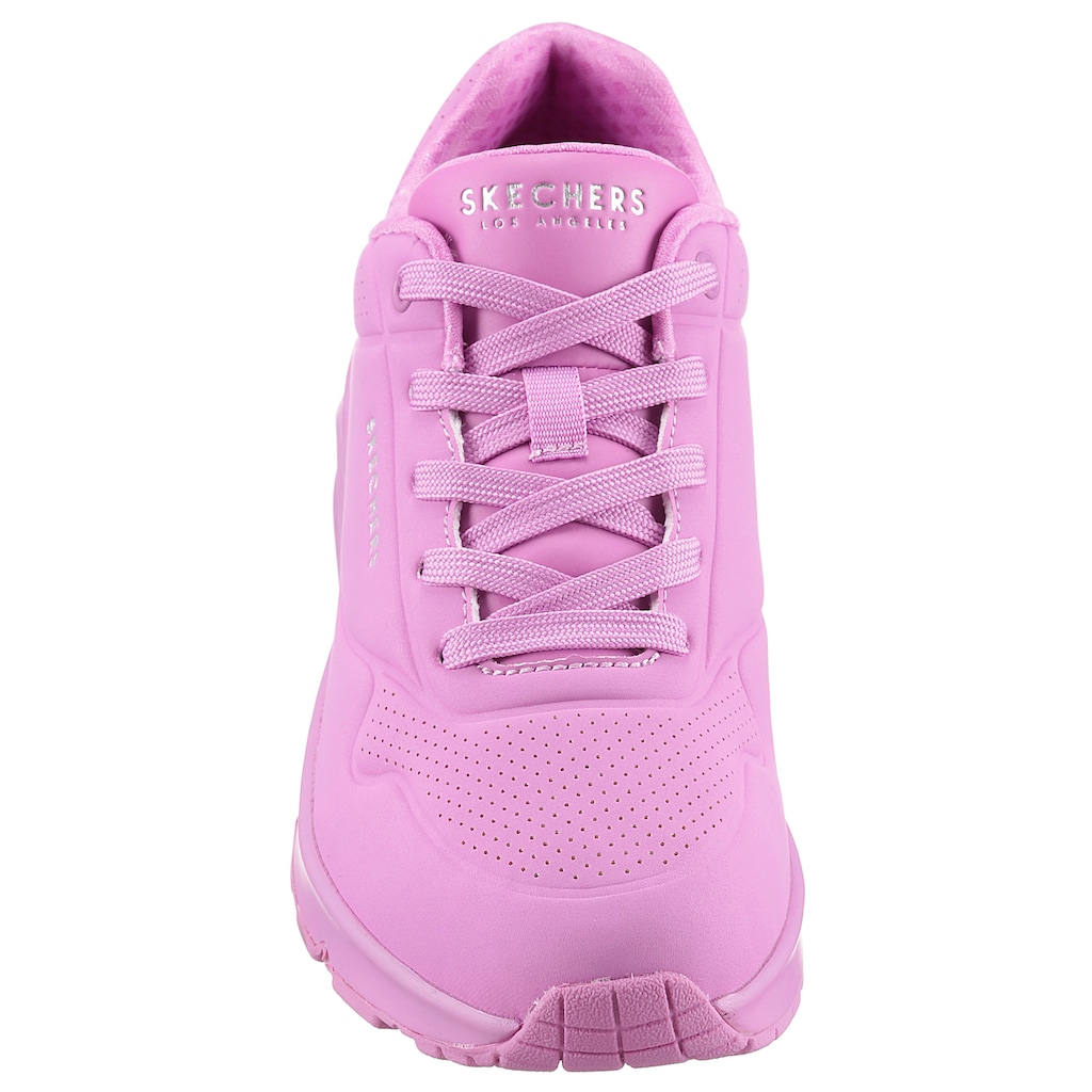 Skechers Sneaker »Street Uno - Stand on Air«, im schlichten Look, Freizeitschuh, Halbschuh, Schnürschuh