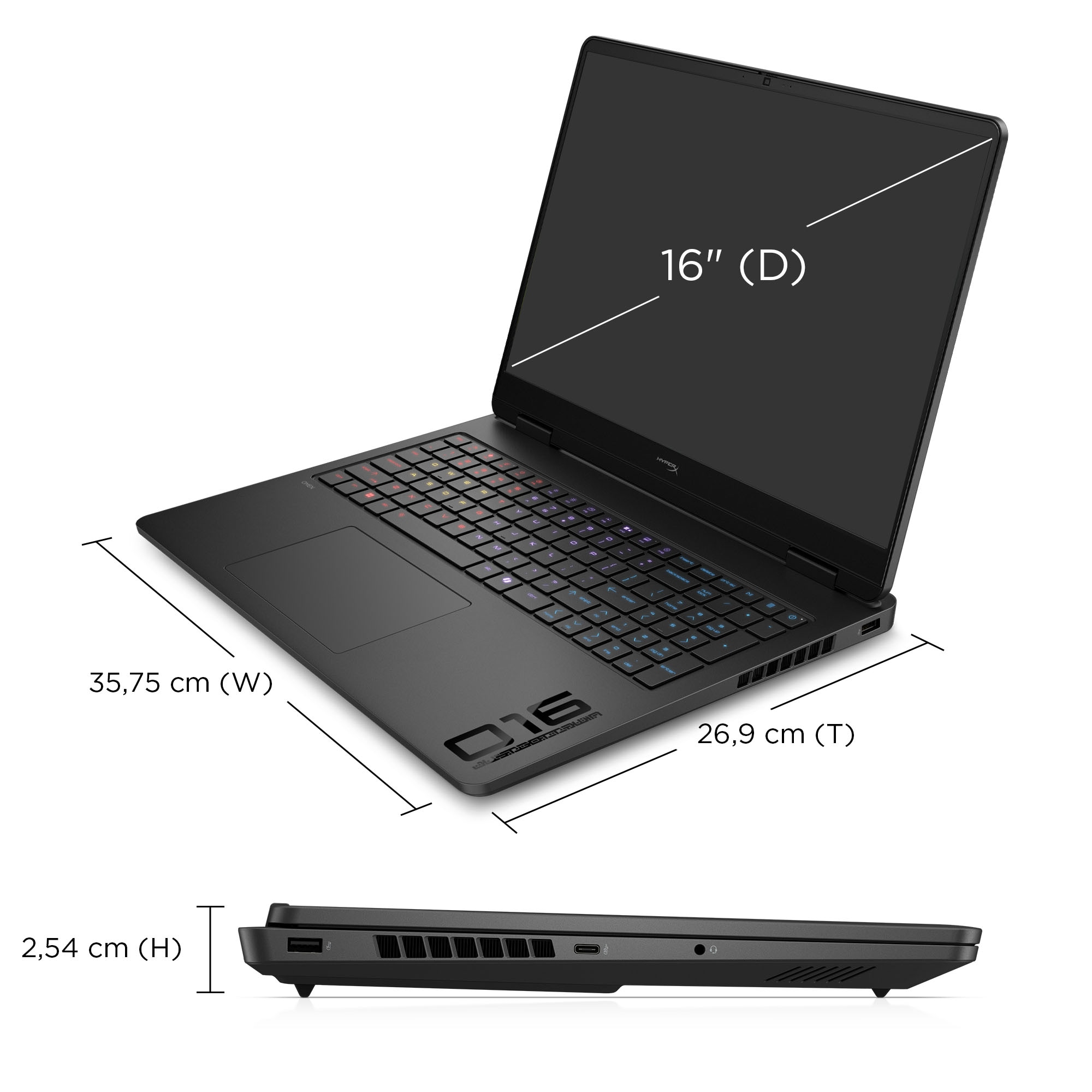 HP Gaming-Notebook »HyperX OMEN 16-ap1290ng« 40,64 cm / 16 ″ AMD Ryzen 9 GeForce RTX 5060 512 GB SSD