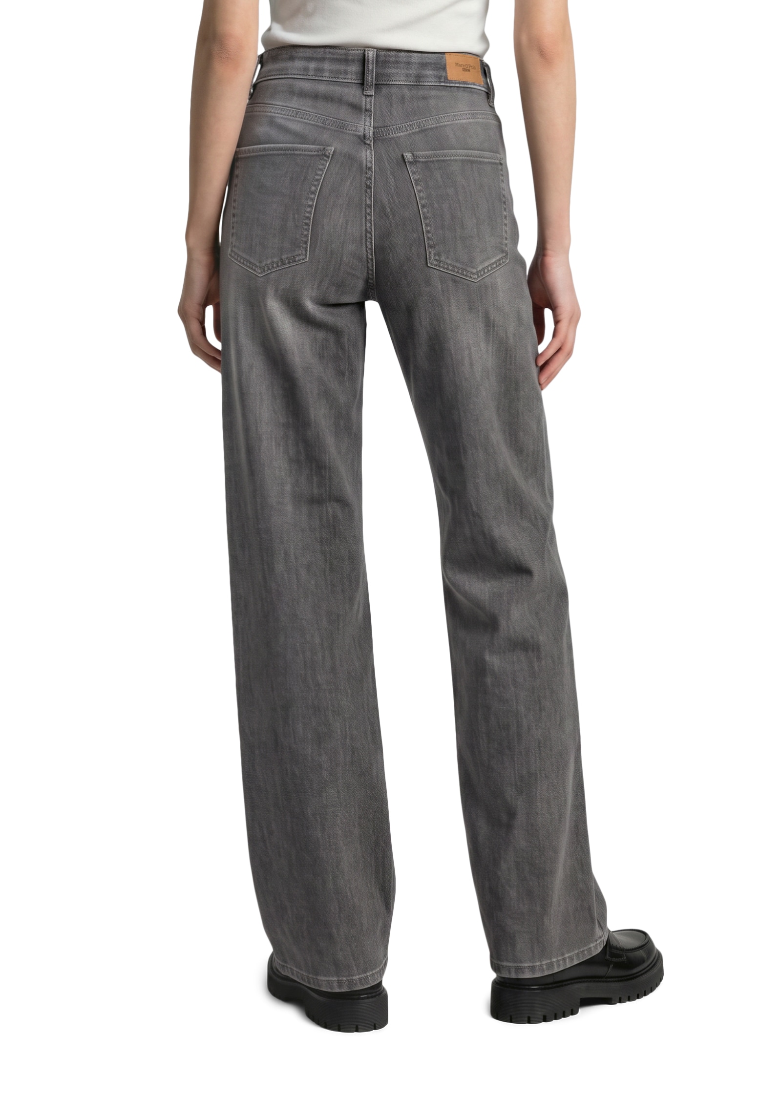 Marc O'Polo DENIM Weite Jeans »Model Tomma wide aus Organic Cotton-Stretch«