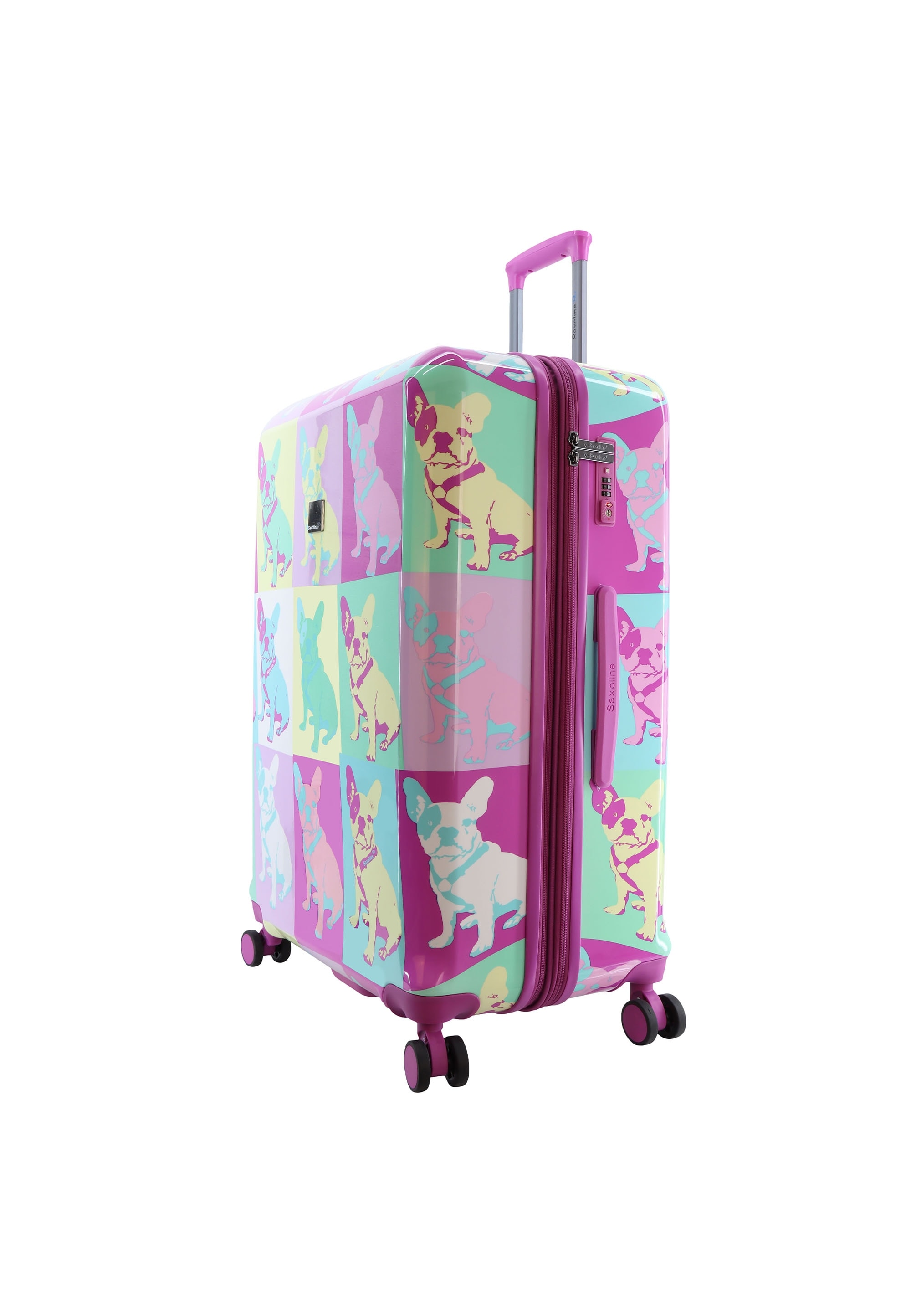 Saxoline® Koffer »Bulldog Emotion«, aus ABS- und PC-Materialien