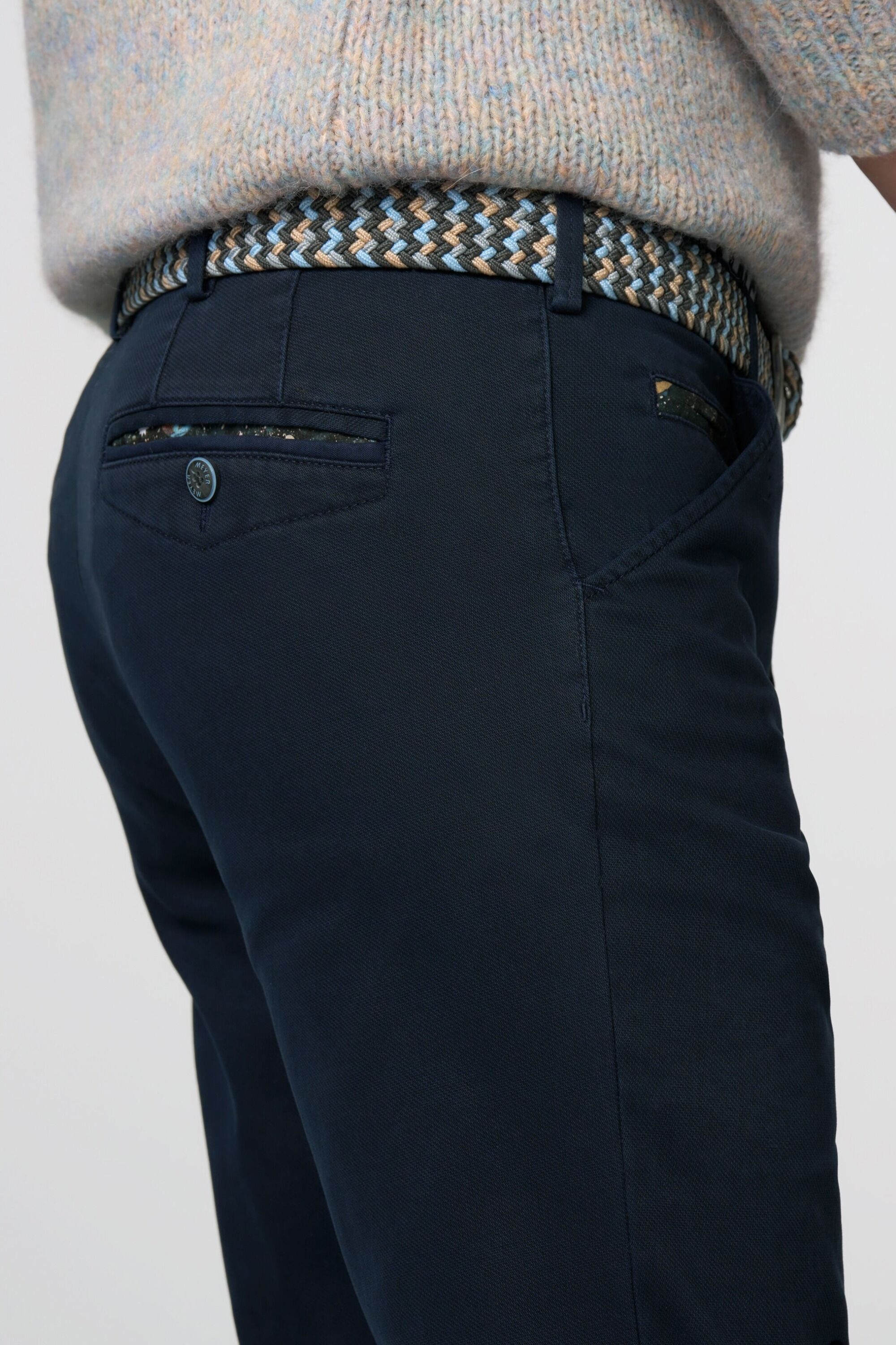 MEYER Chinos »Chicago«, aus Original LIBERTY Stoff