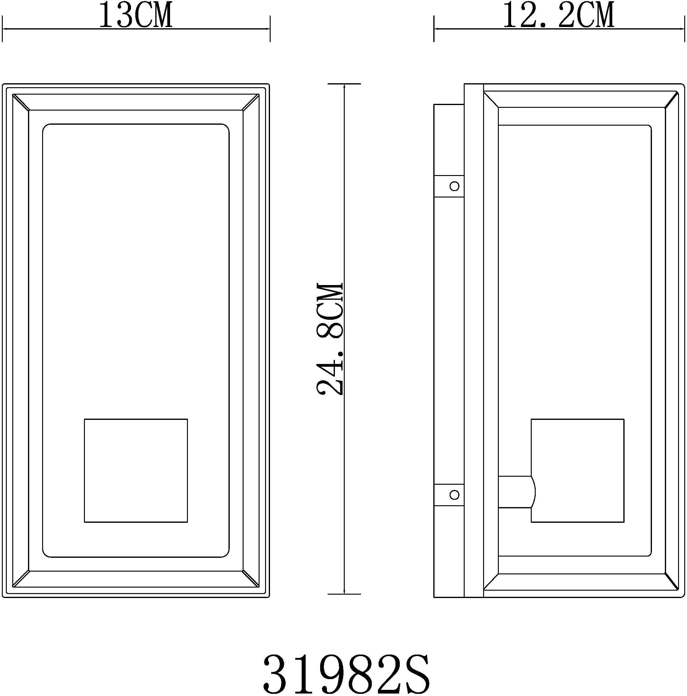 GLOBO LIGHTING Außen-Wandleuchte »LOGANA«, Leuchtmittel E27 | ohne Leuchtmittel, Außenlampe/schwarz/IP44/Terrasse/Wand