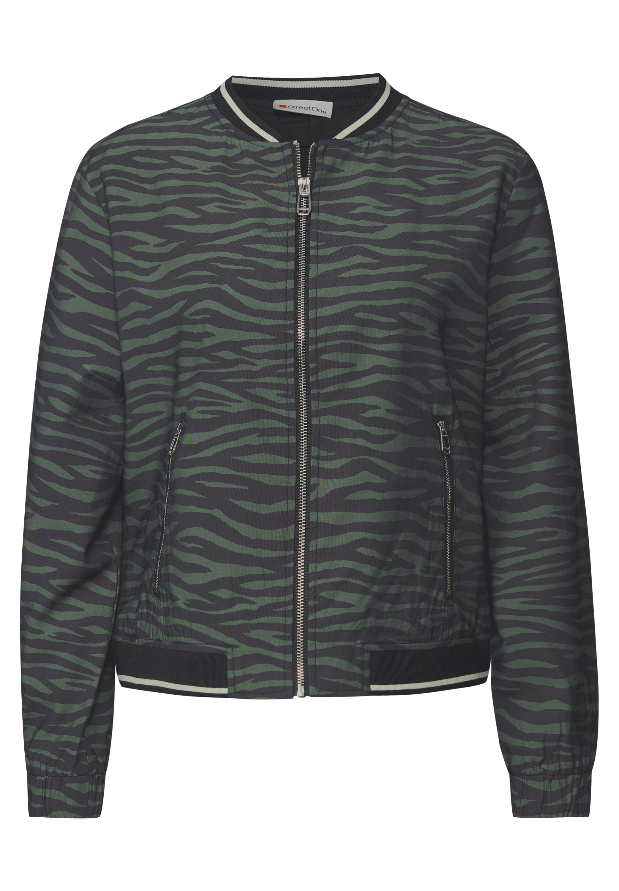 STREET ONE Blouson, ohne Kapuze, mit Leomuster