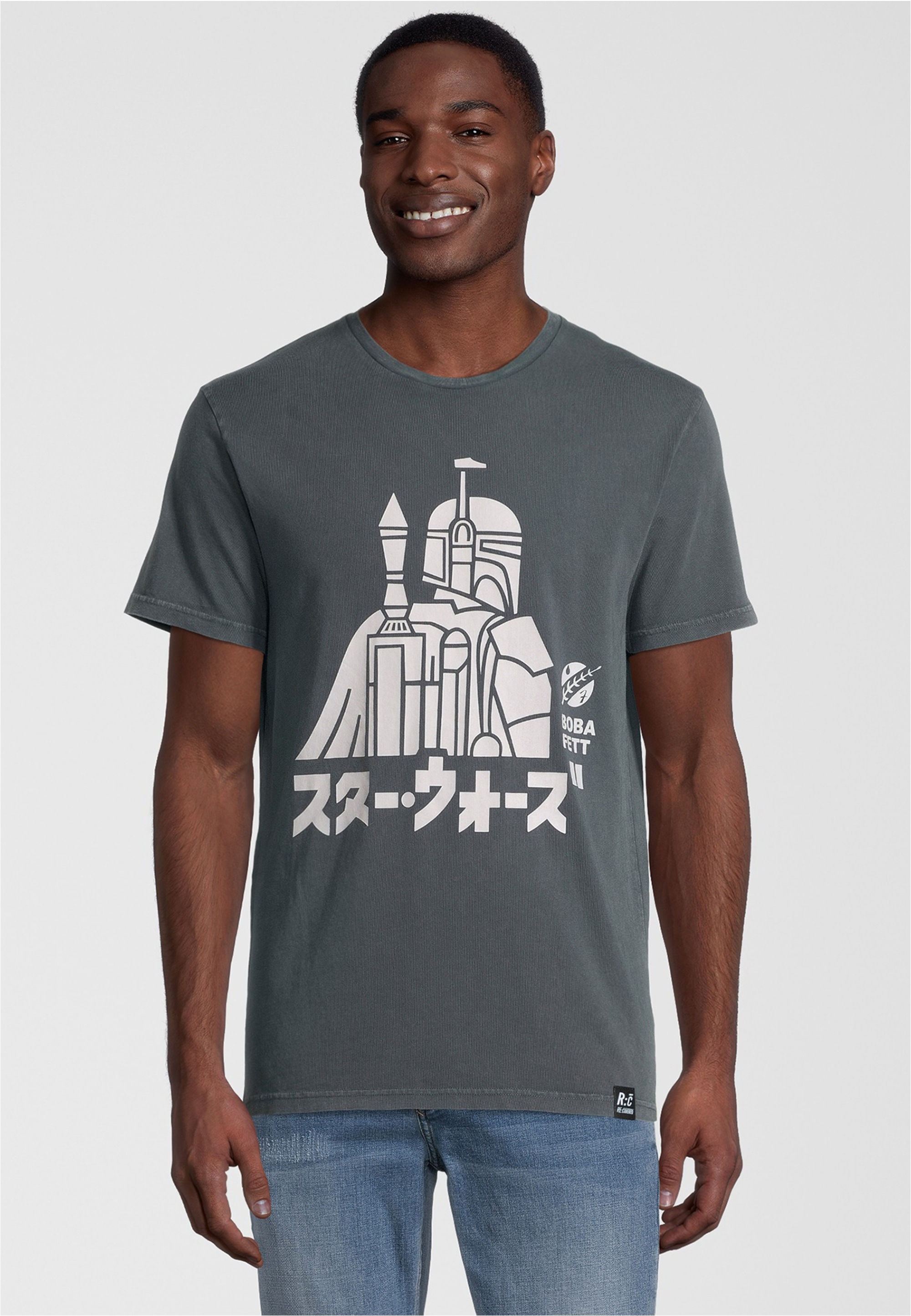 Recovered T-Shirt "Star Wars Boba Fett", mit coolem Boba Fett-Print günstig online kaufen