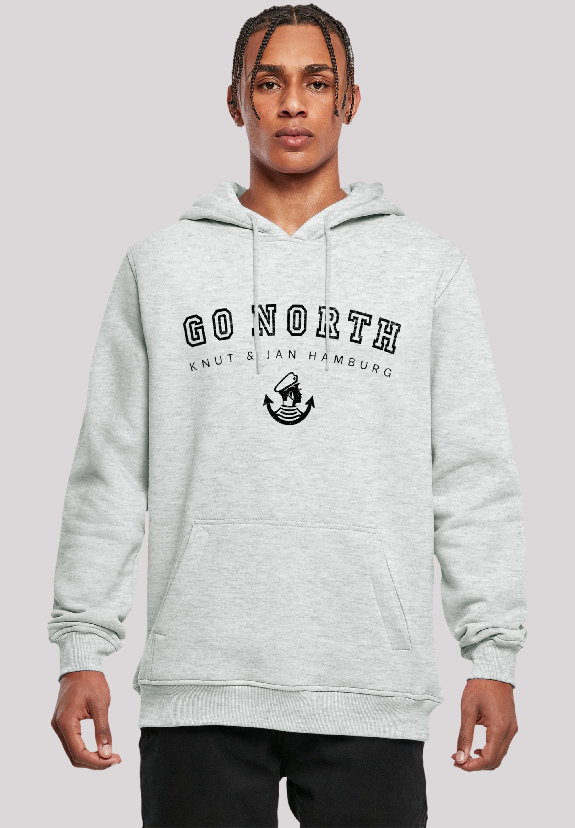 F4NT4STIC Kapuzenpullover "Go North", Print