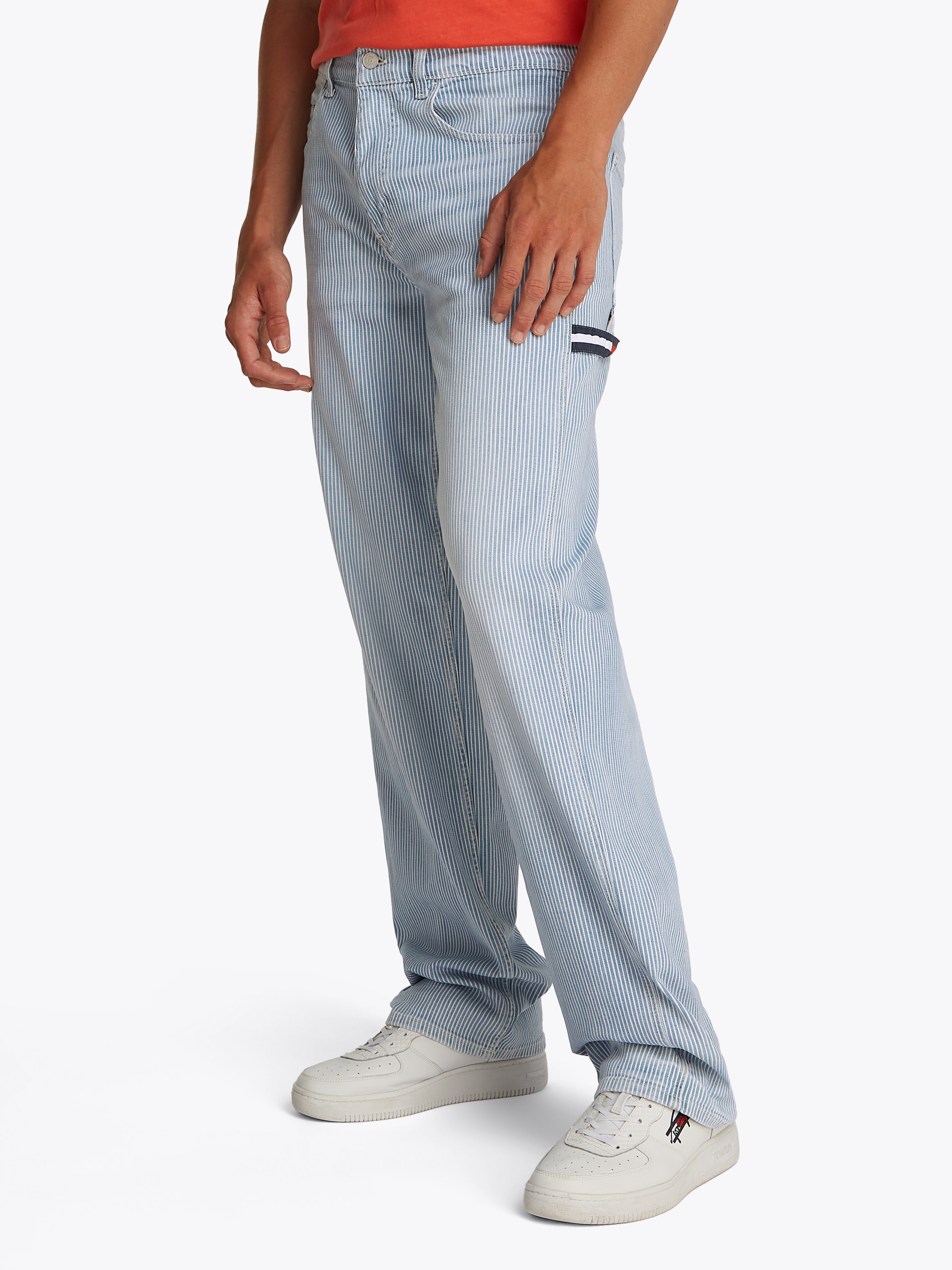 Tommy Jeans "Jamie Loose Straight" fein gestreift