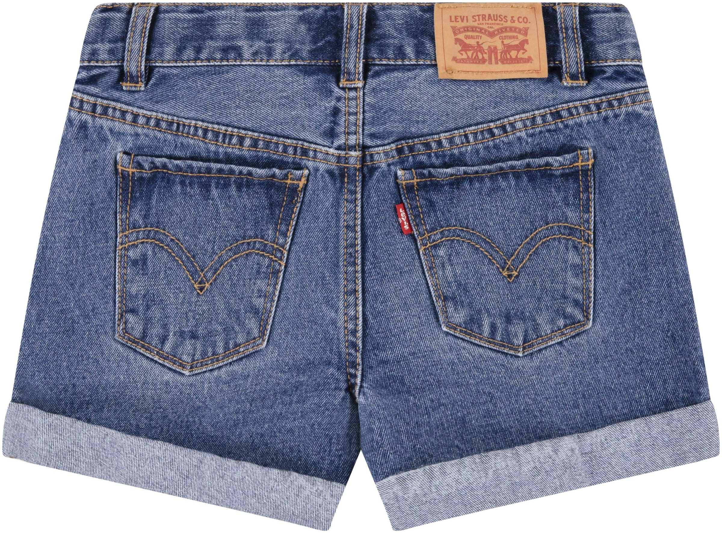 Levi's® Kids Jeansshorts »LVG MINI MOM SHORT W/ ROLL CUF«, for GIRLS