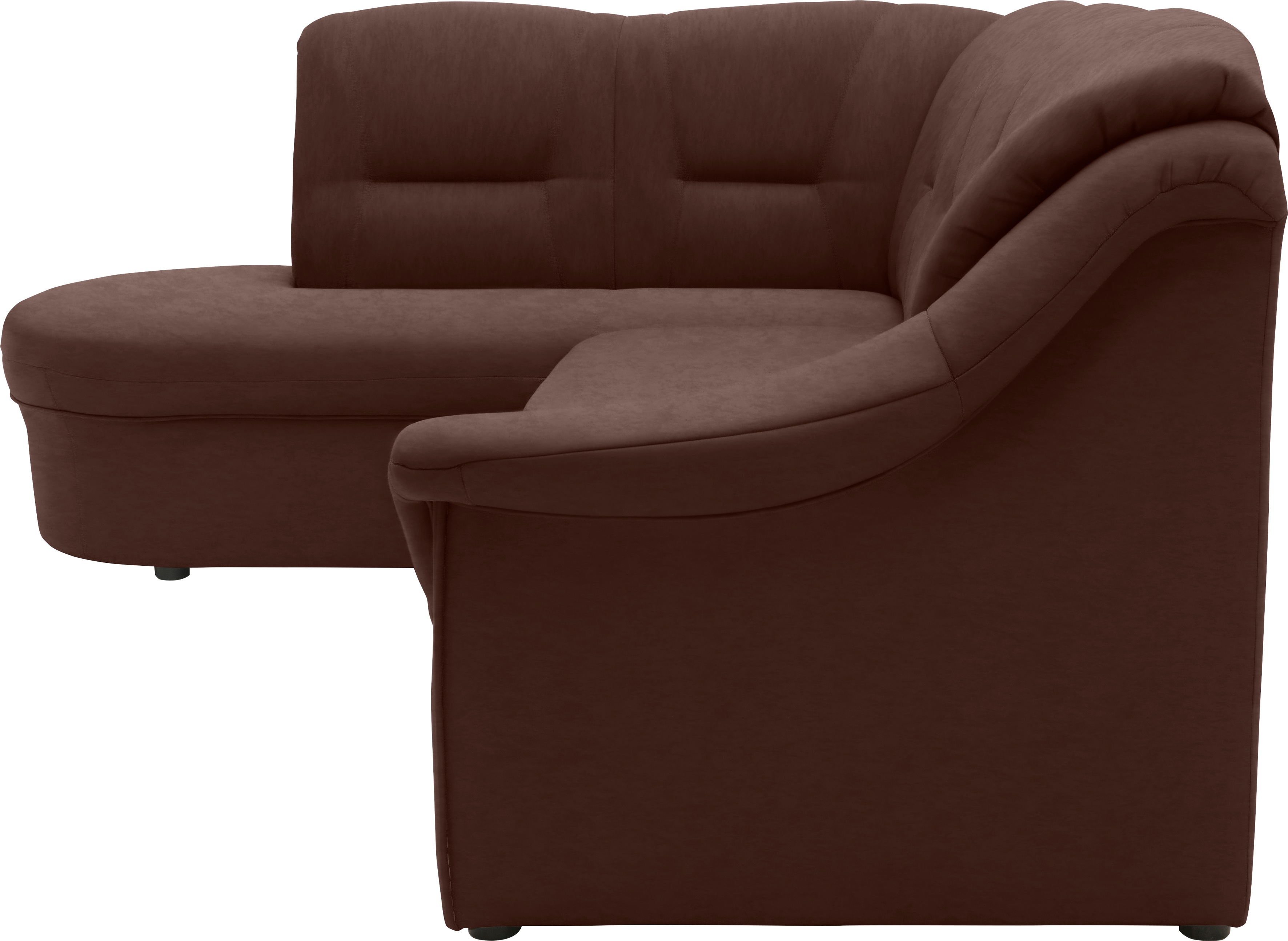 Thumbnail - DOMO collection Ecksofa "Faenza für kleine Räume, Stellmaße 232,176cm, komfortabel, L-Form" mit Ottomane, zeitlos, elega...
